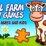 Animal Farm Jigsaw Games for Toddlers, Babys and Kids Trainer