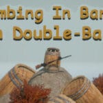 Climbing In Barrel With Double-Barrel Trainer