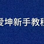 爱坤新手教程 Trainer