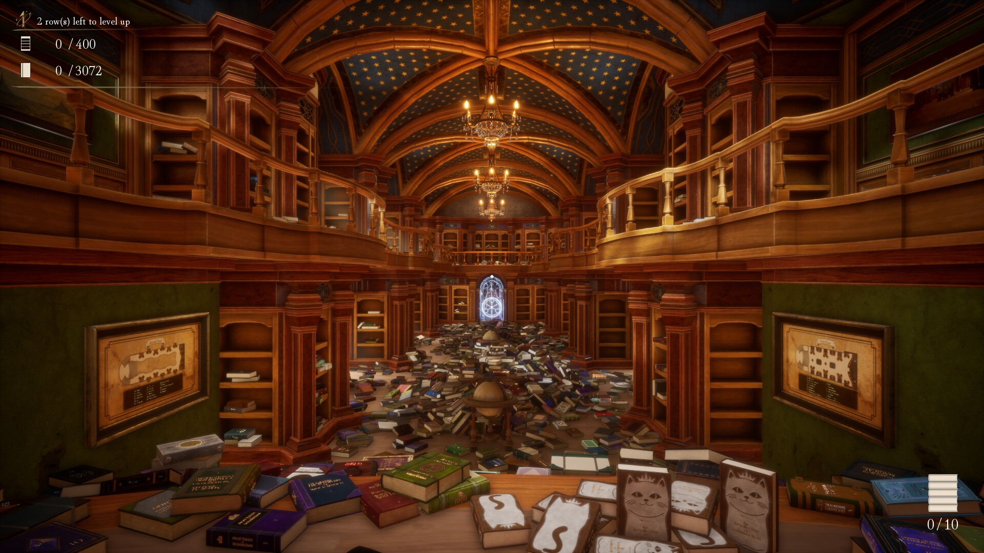 Librarian: Tidy Up the Arcane Library! — in-game combat moment