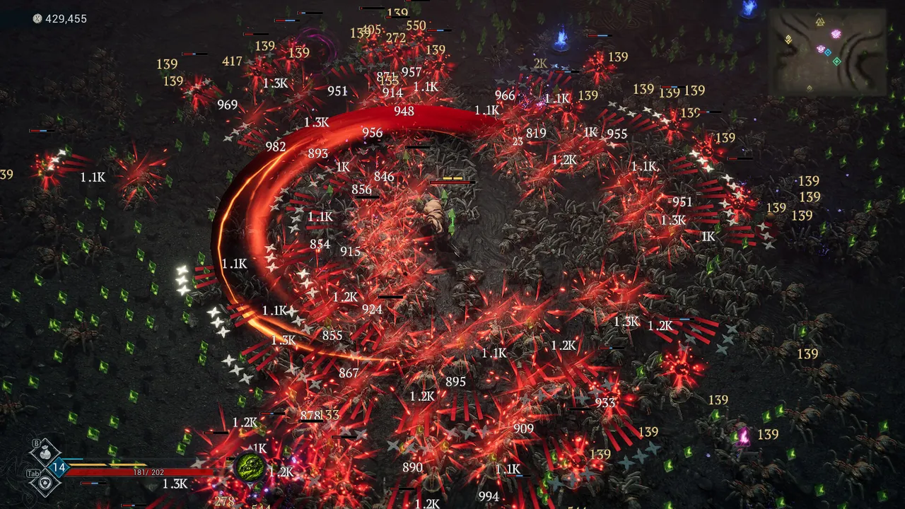 Berserker Onslaught — in-game combat moment