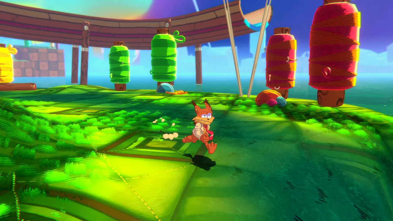 Bubsy 4D — story scene capture