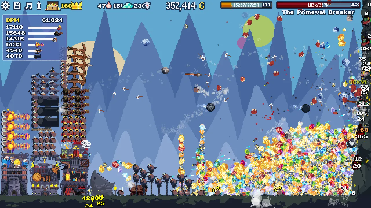 Dwarf Eats Mountain — gameplay showcase