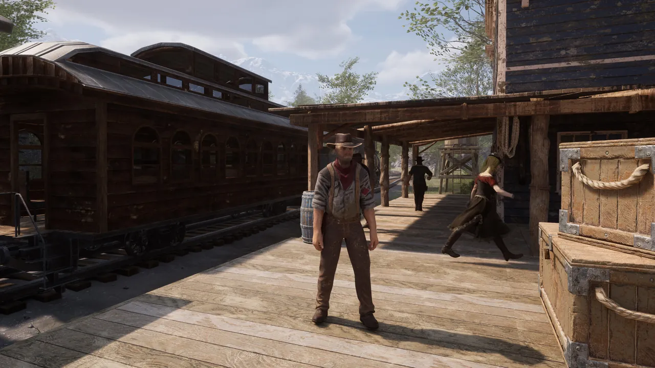 Frontier Legends — story scene capture