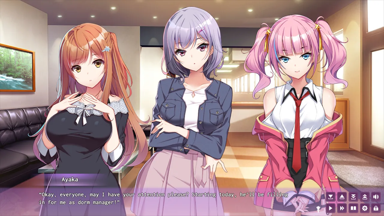 Girls' Dorm -Managing an all-girls' dormitory- — story scene capture
