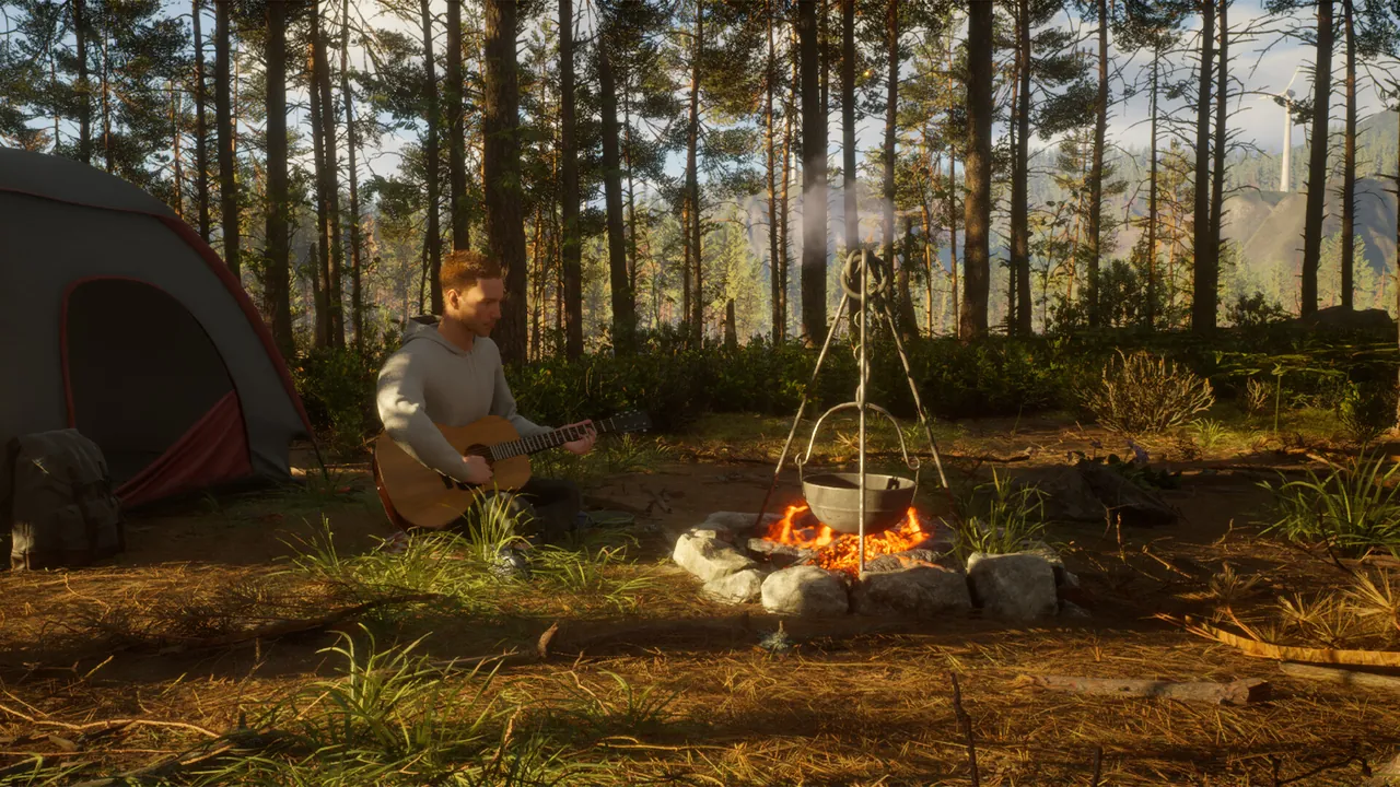 Mike goes on hike — in-game combat moment