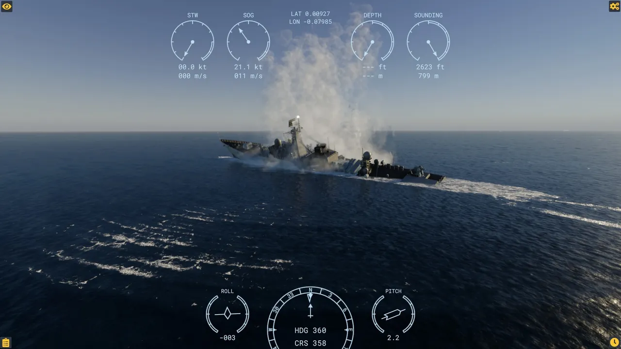 Modern Naval Warfare — environment preview