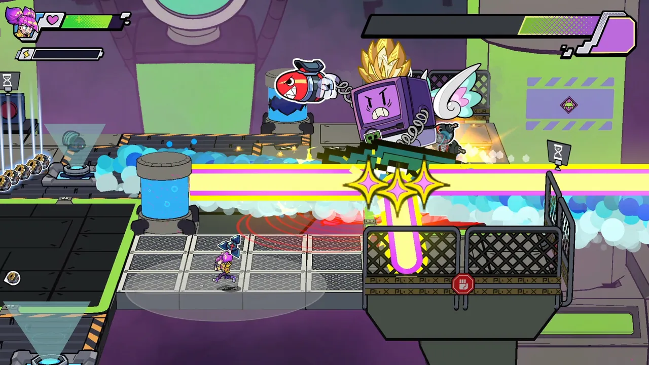 Robo Frenzy — in-game combat moment