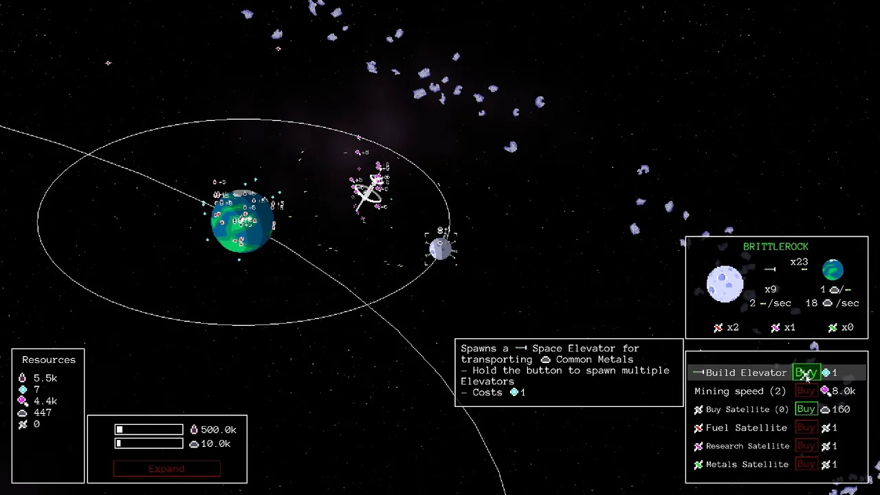 Starvester — environment preview