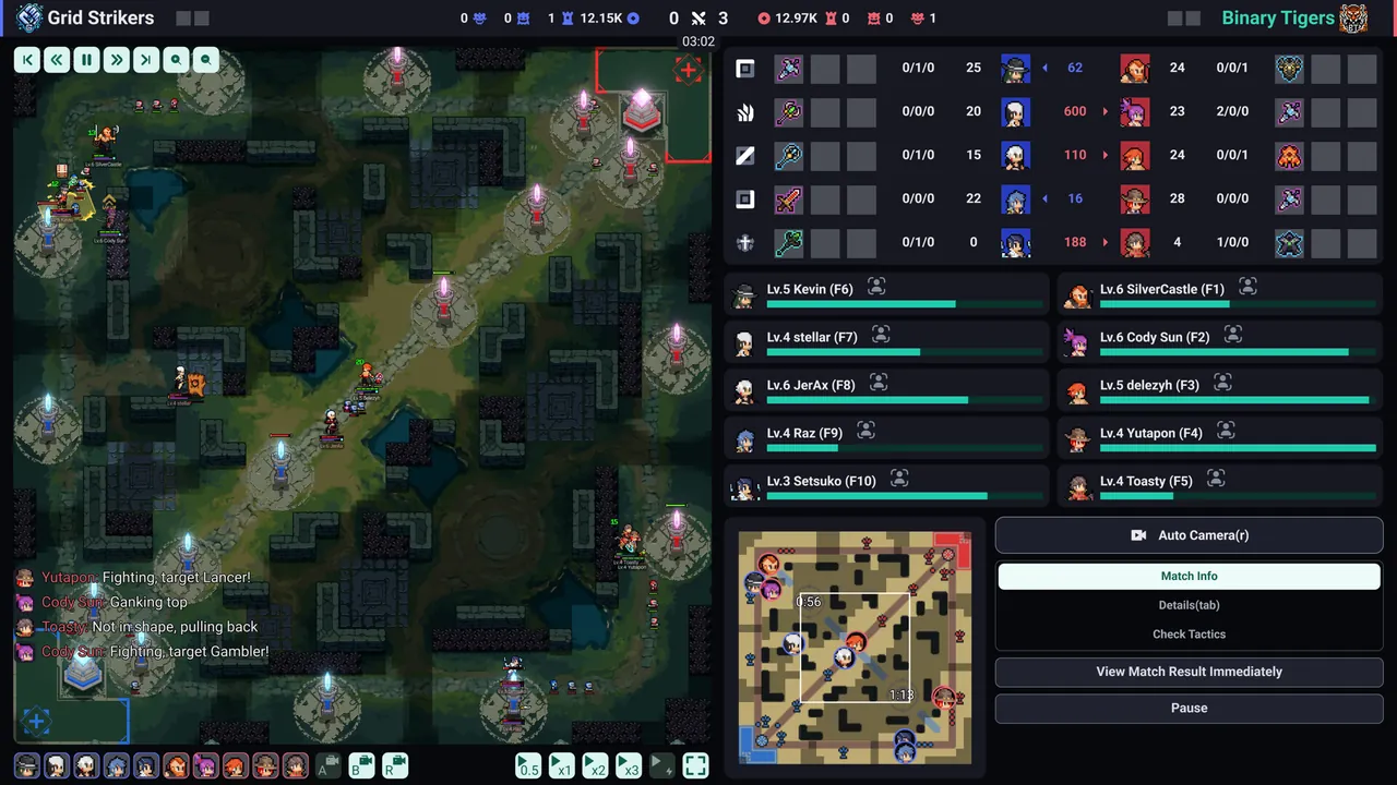 Teamfight Manager 2 — environment preview
