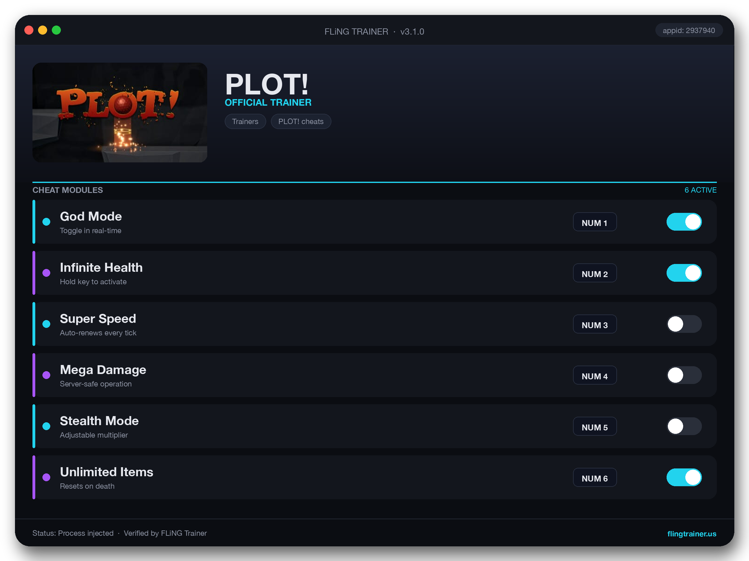PLOT! Trainer interface