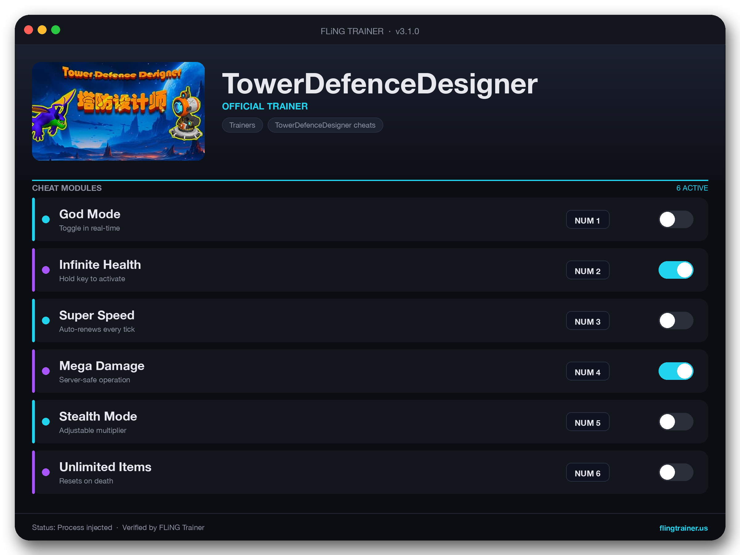 TowerDefenceDesigner Trainer interface