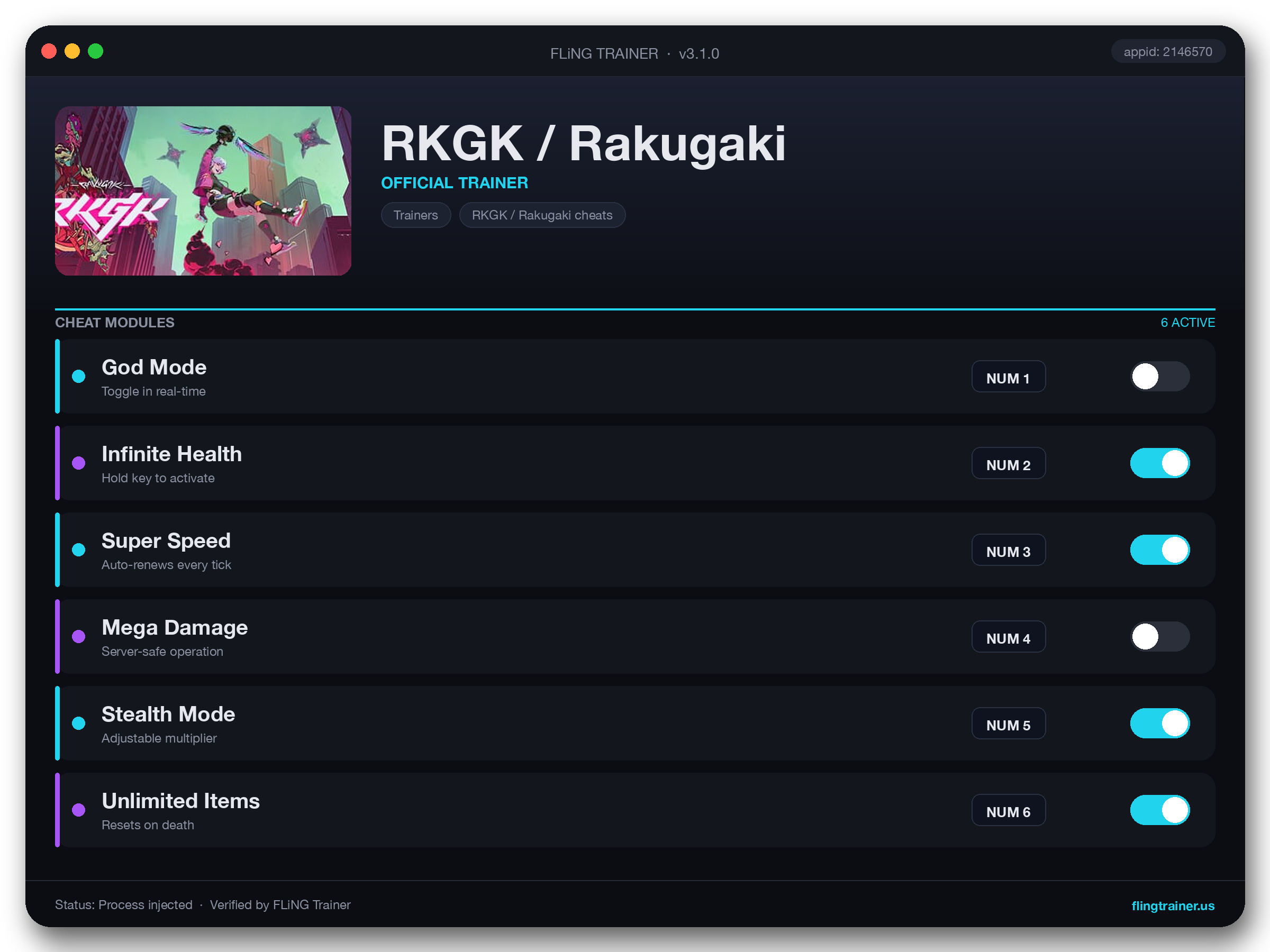 RKGK / Rakugaki Trainer interface