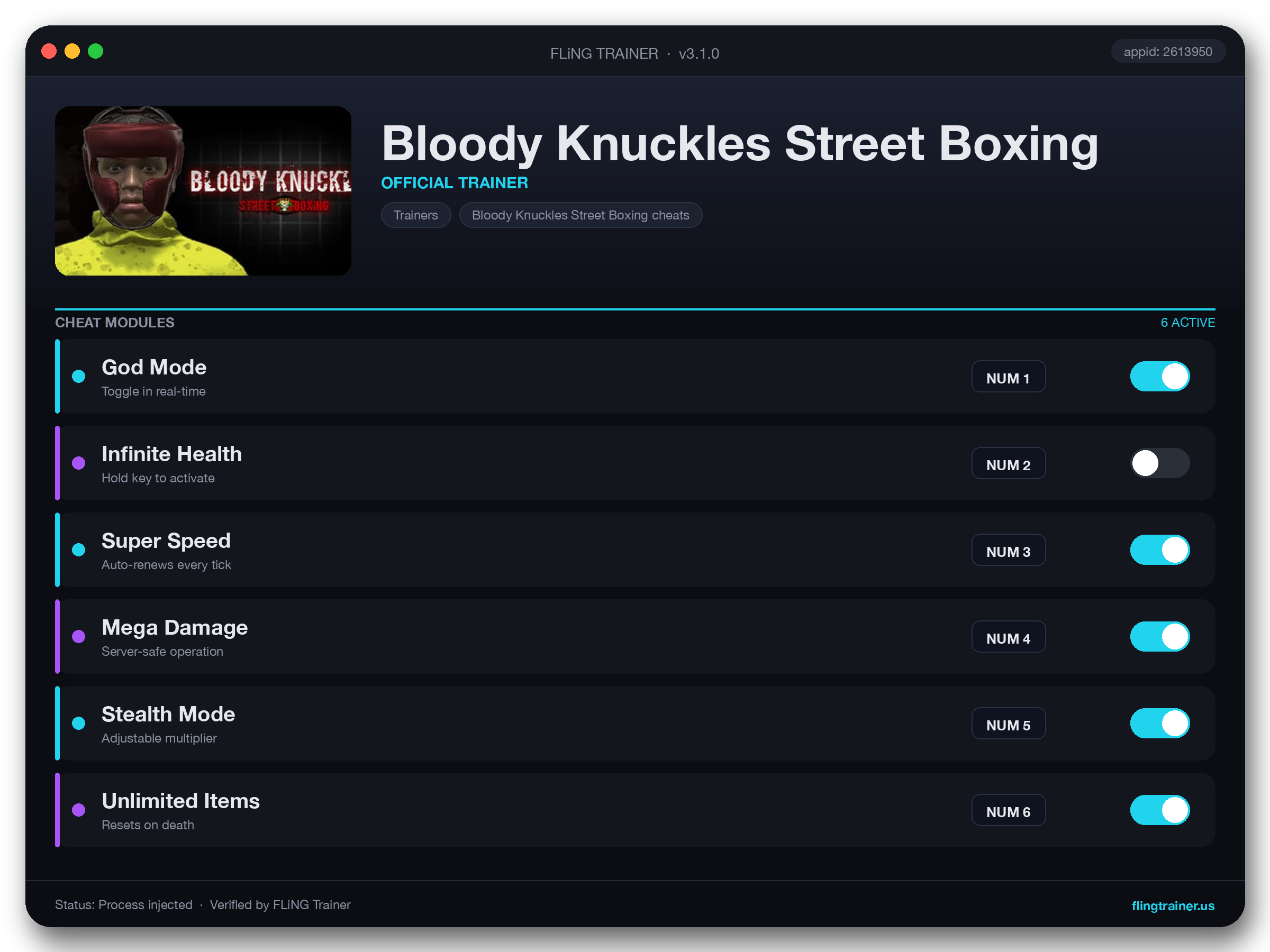 Bloody Knuckles Street Boxing Trainer interface