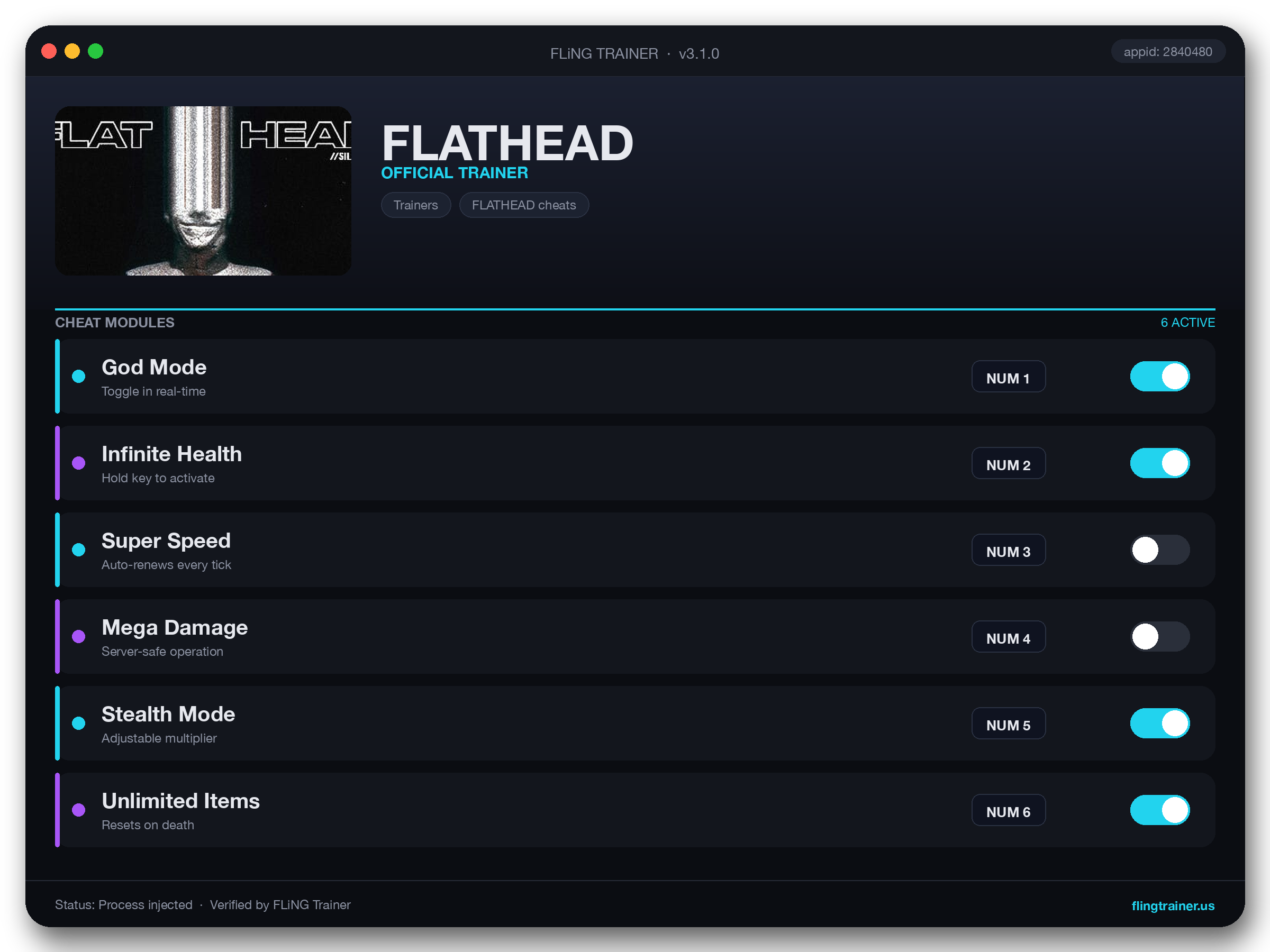 FLATHEAD Trainer interface