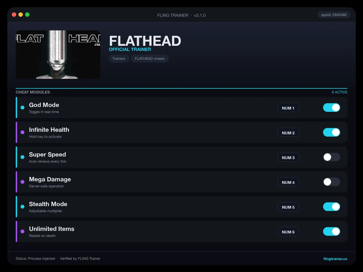 FLATHEAD Trainer interface