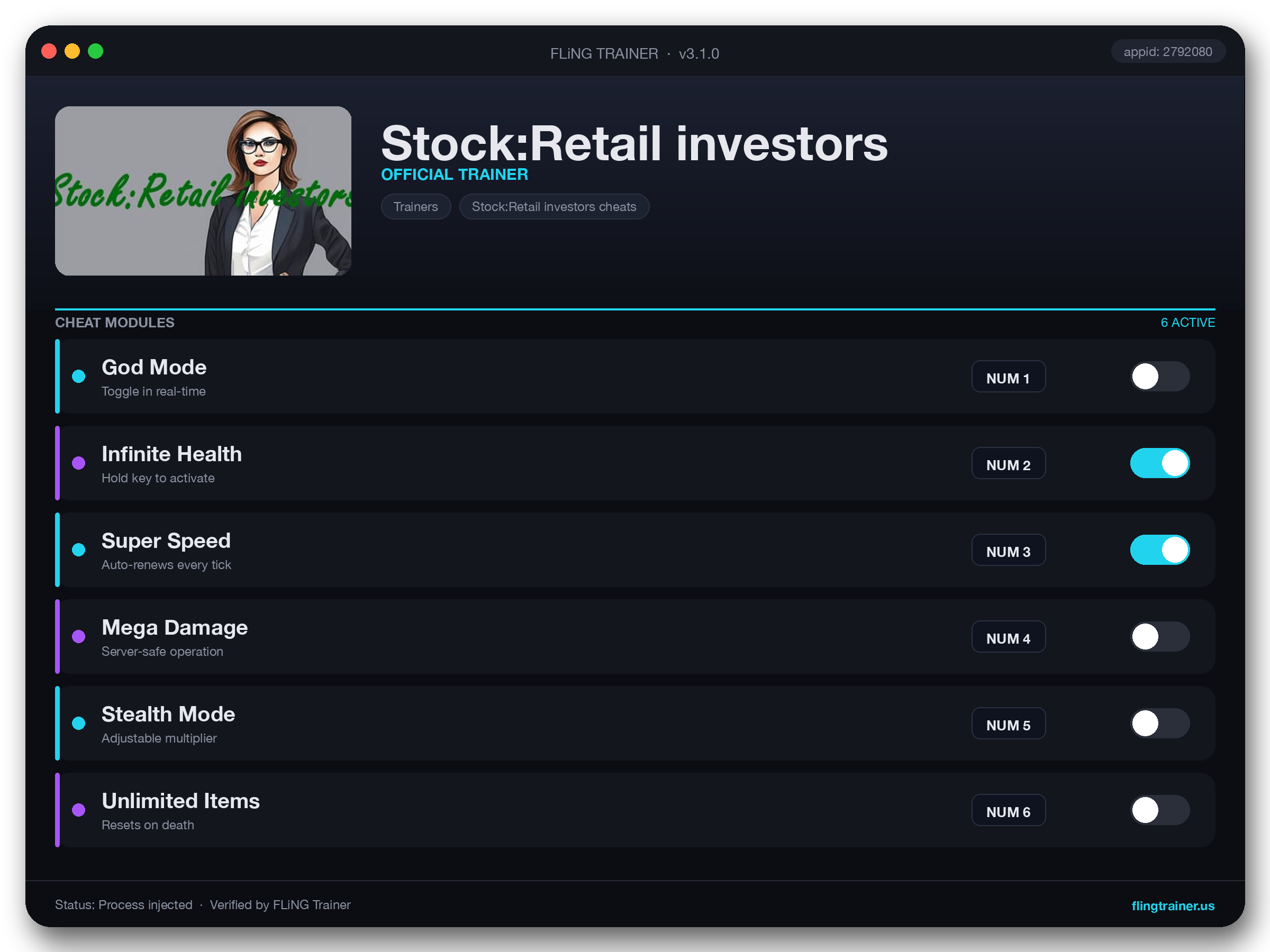 Stock:Retail investors Trainer interface