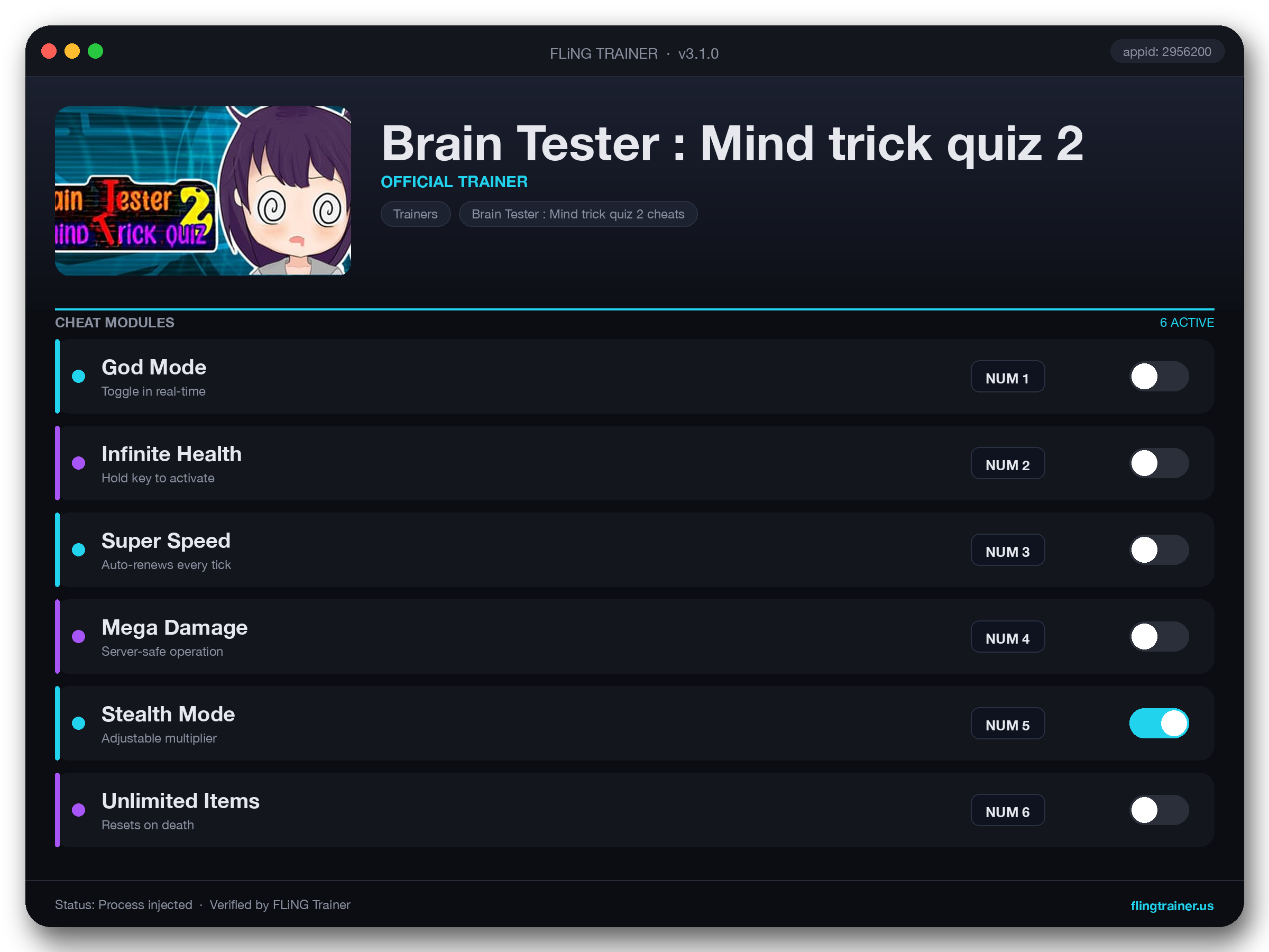 Brain Tester : Mind trick quiz 2 Trainer interface