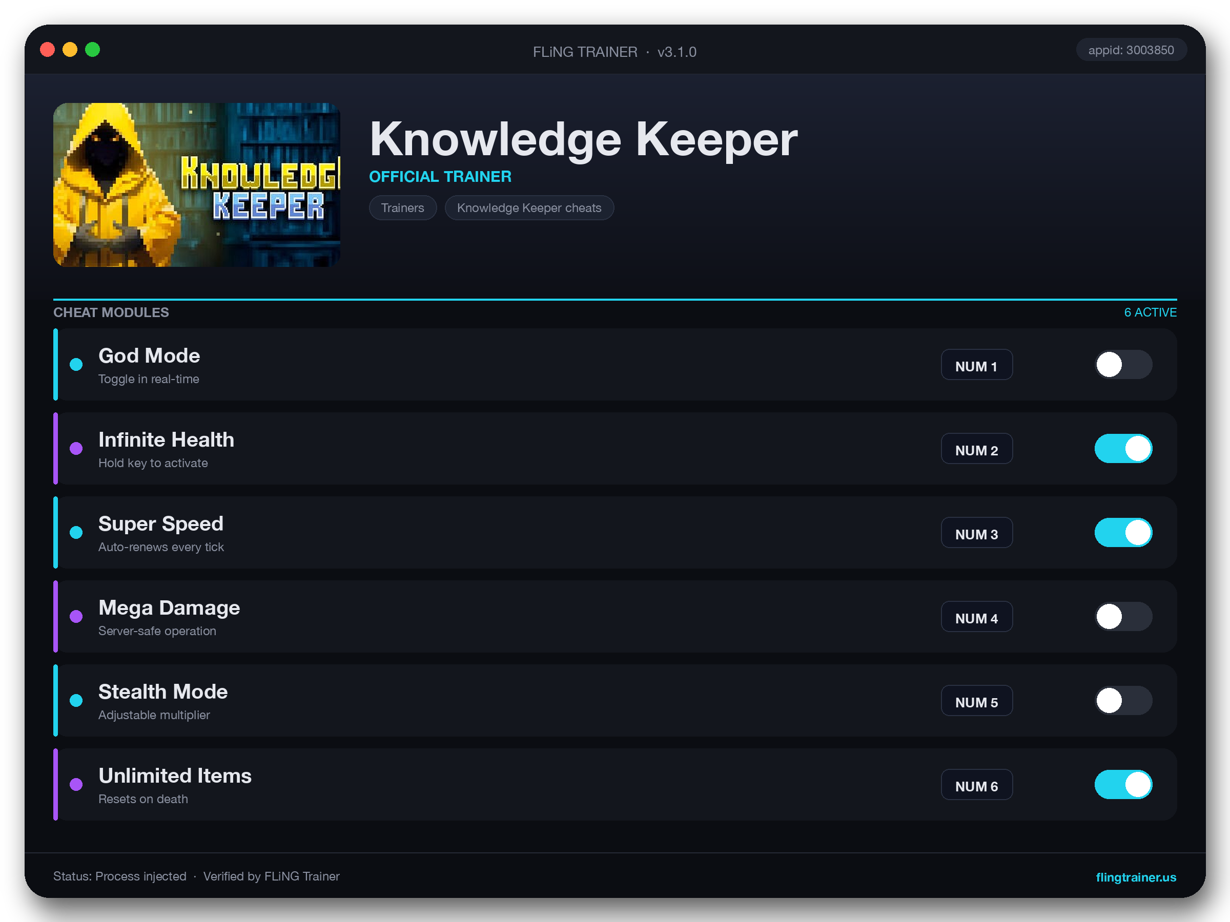 Knowledge Keeper Trainer interface