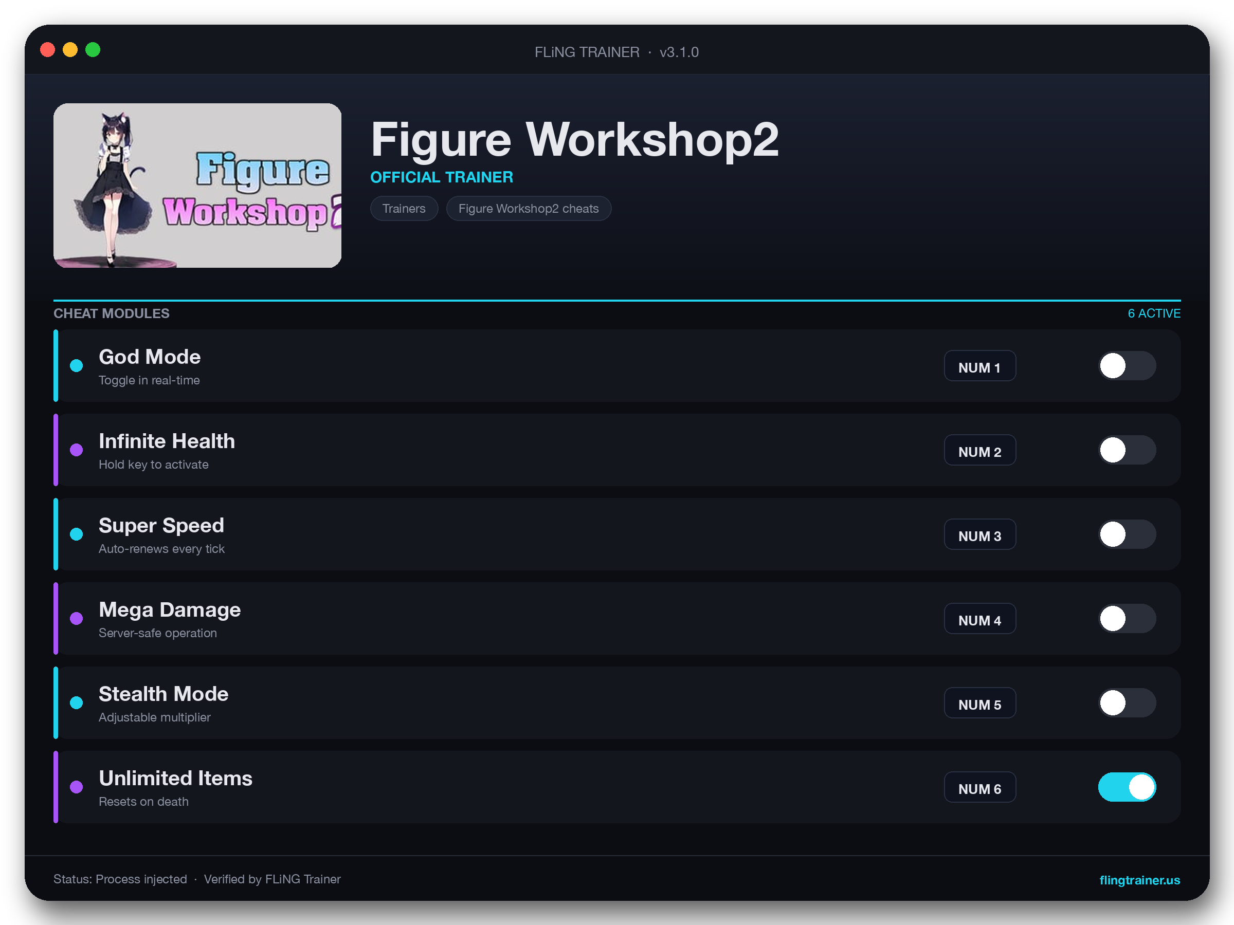 Figure Workshop2 Trainer interface