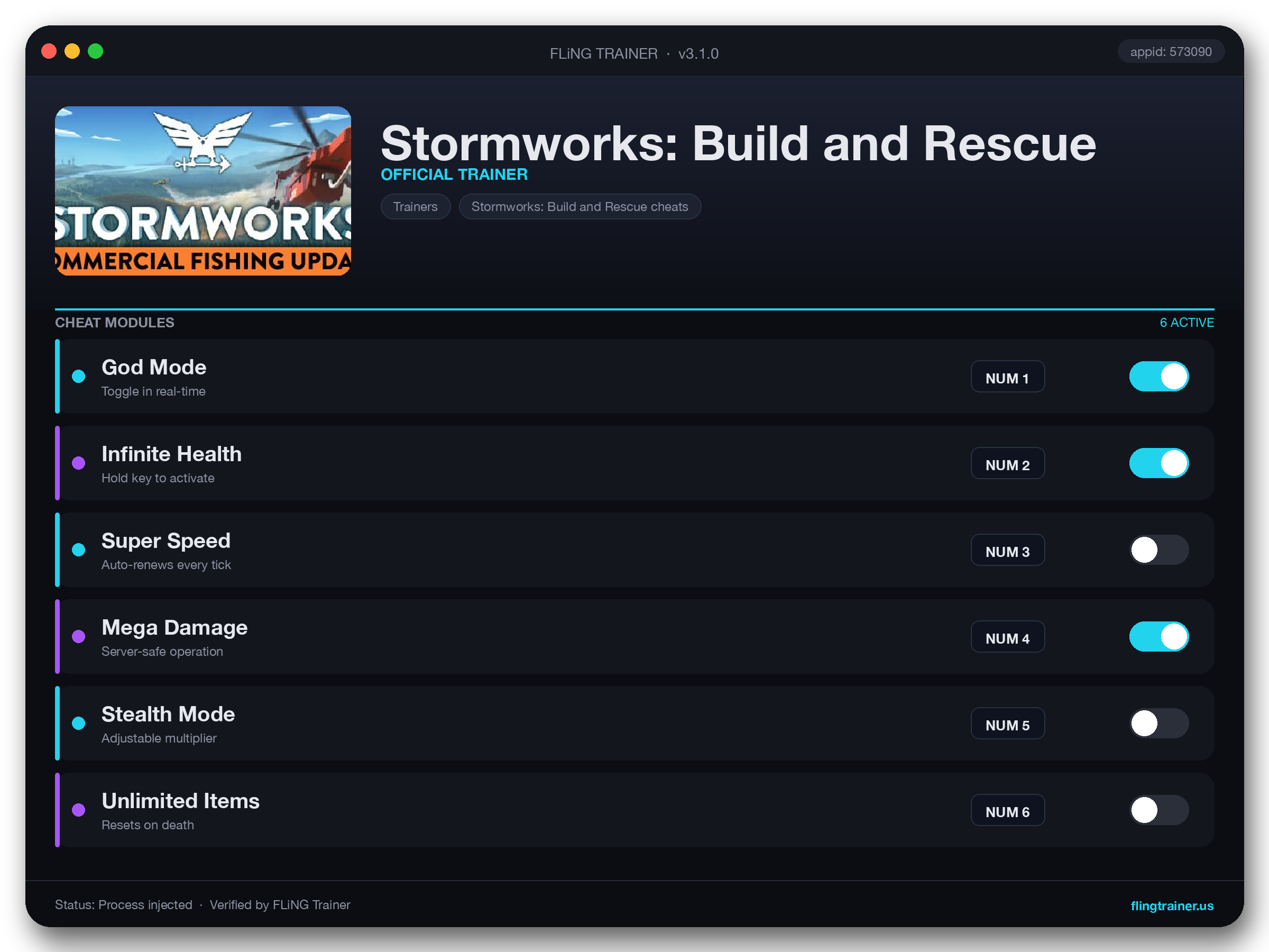 Stormworks: Build and Rescue Trainer interface