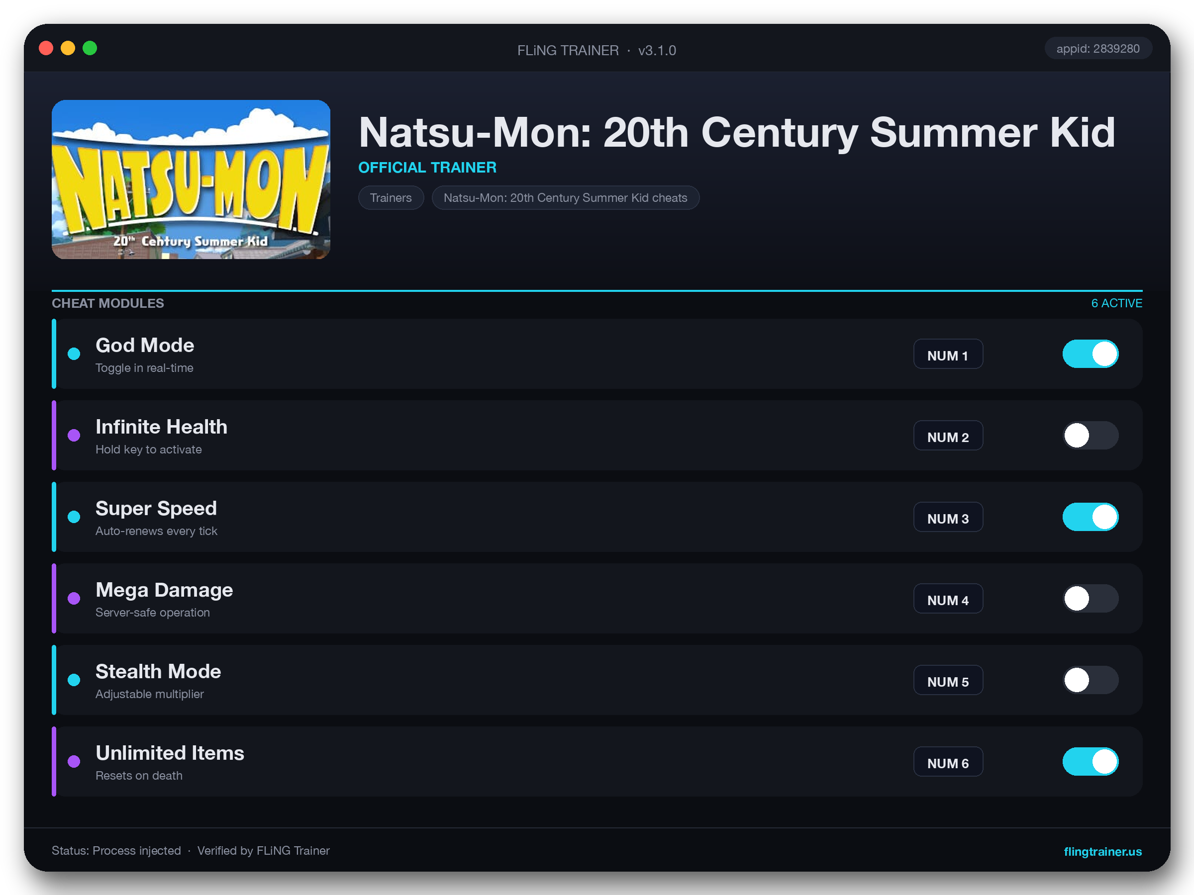 Natsu-Mon: 20th Century Summer Kid Trainer interface