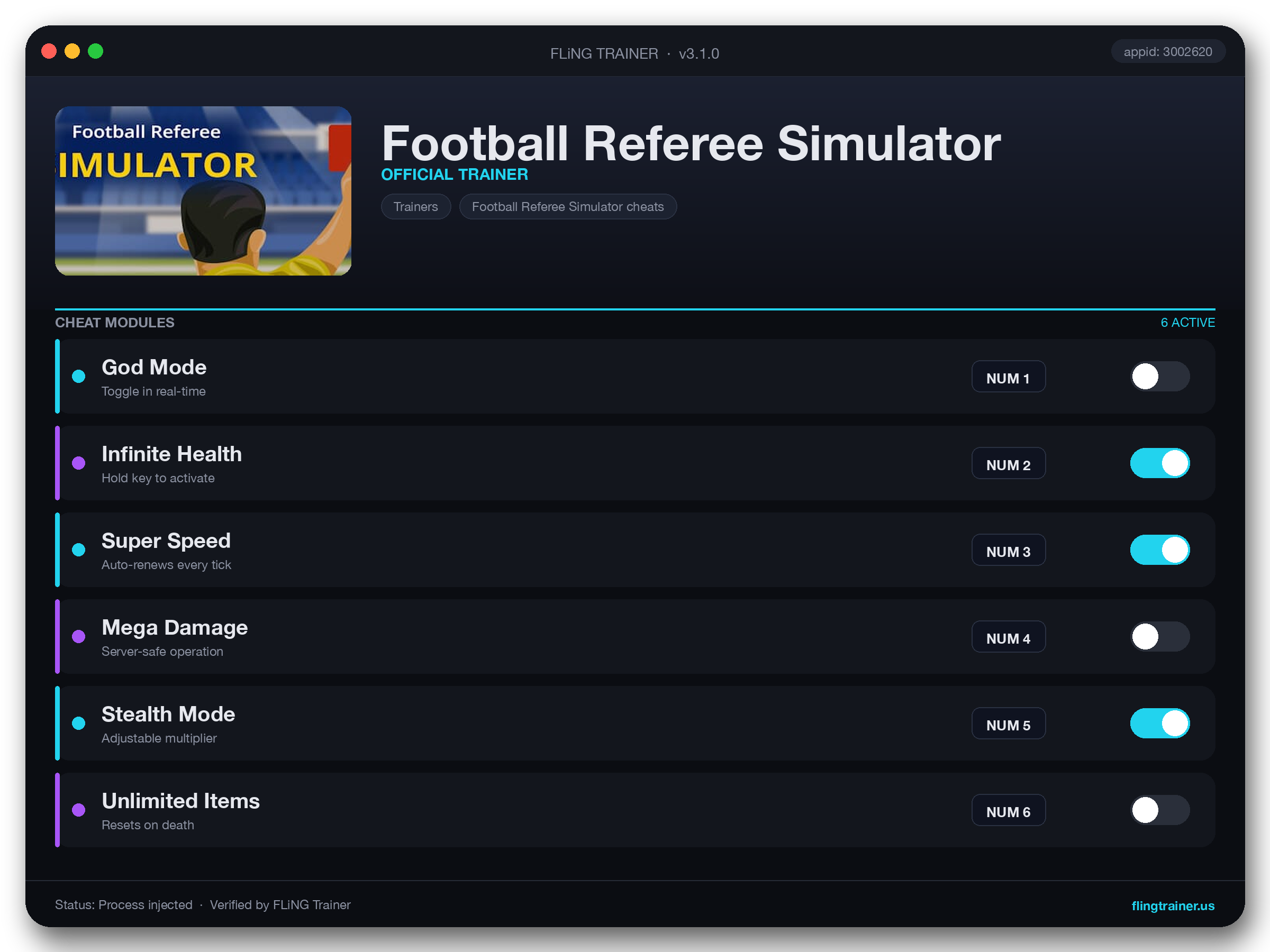 Football Referee Simulator Trainer interface