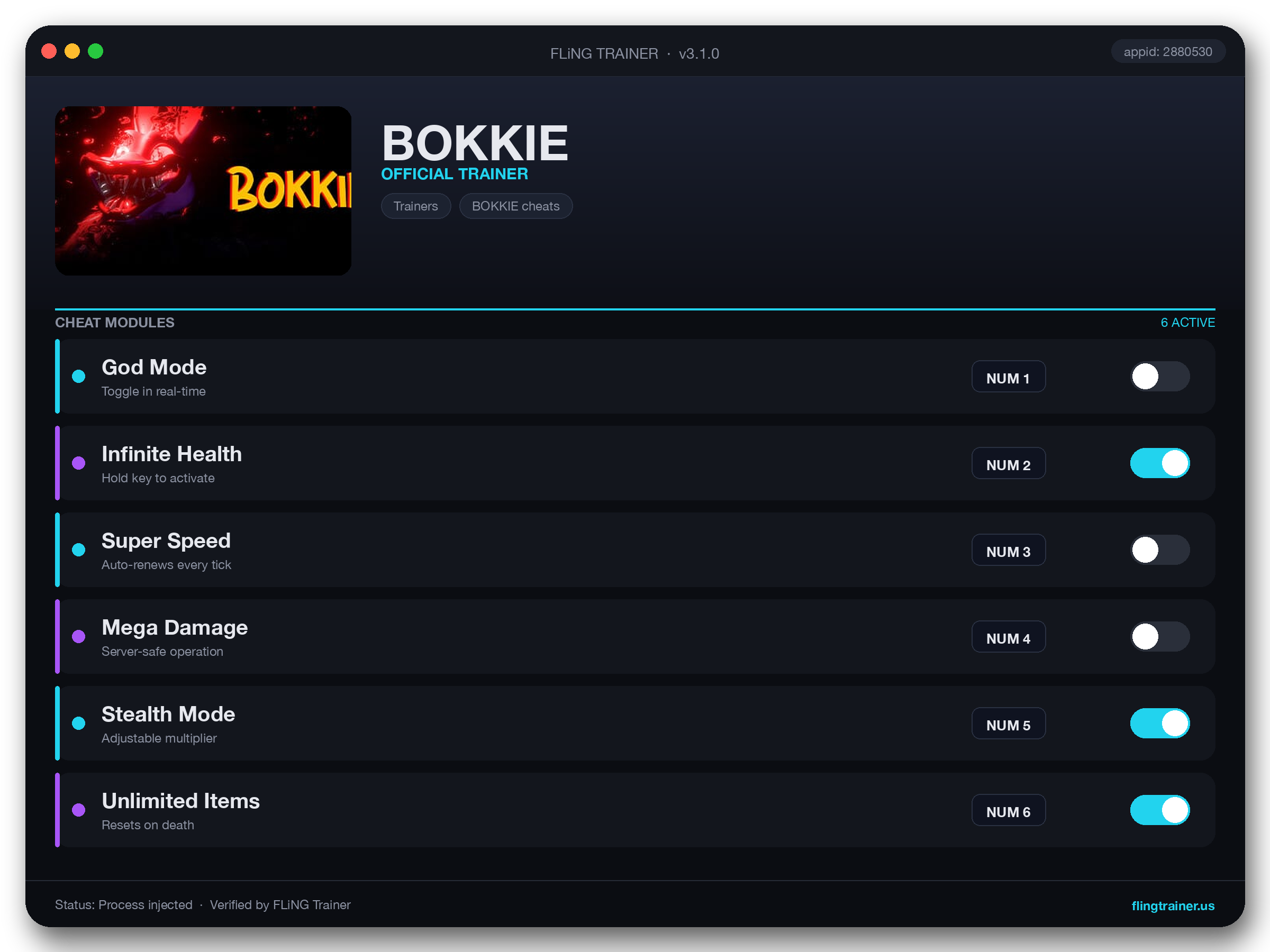 BOKKIE Trainer interface