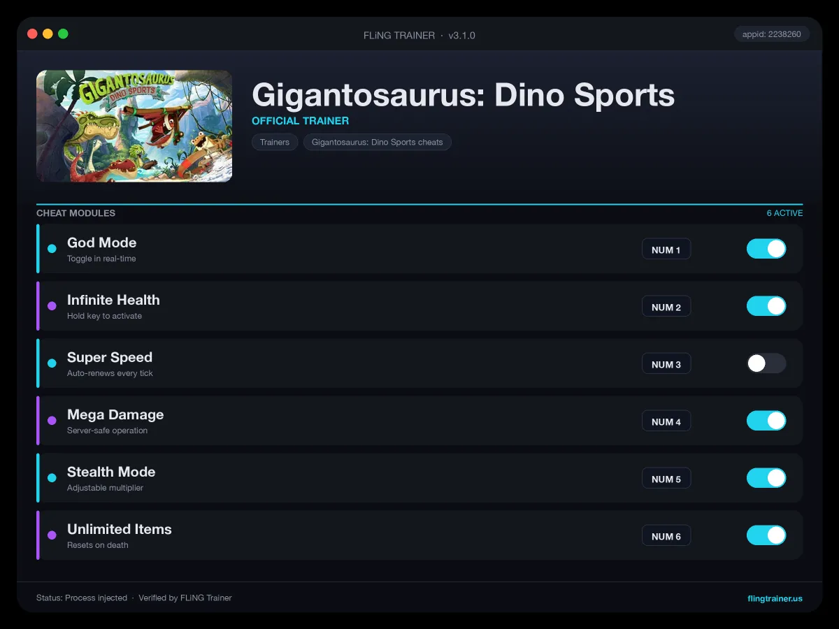 Gigantosaurus: Dino Sports Trainer interface