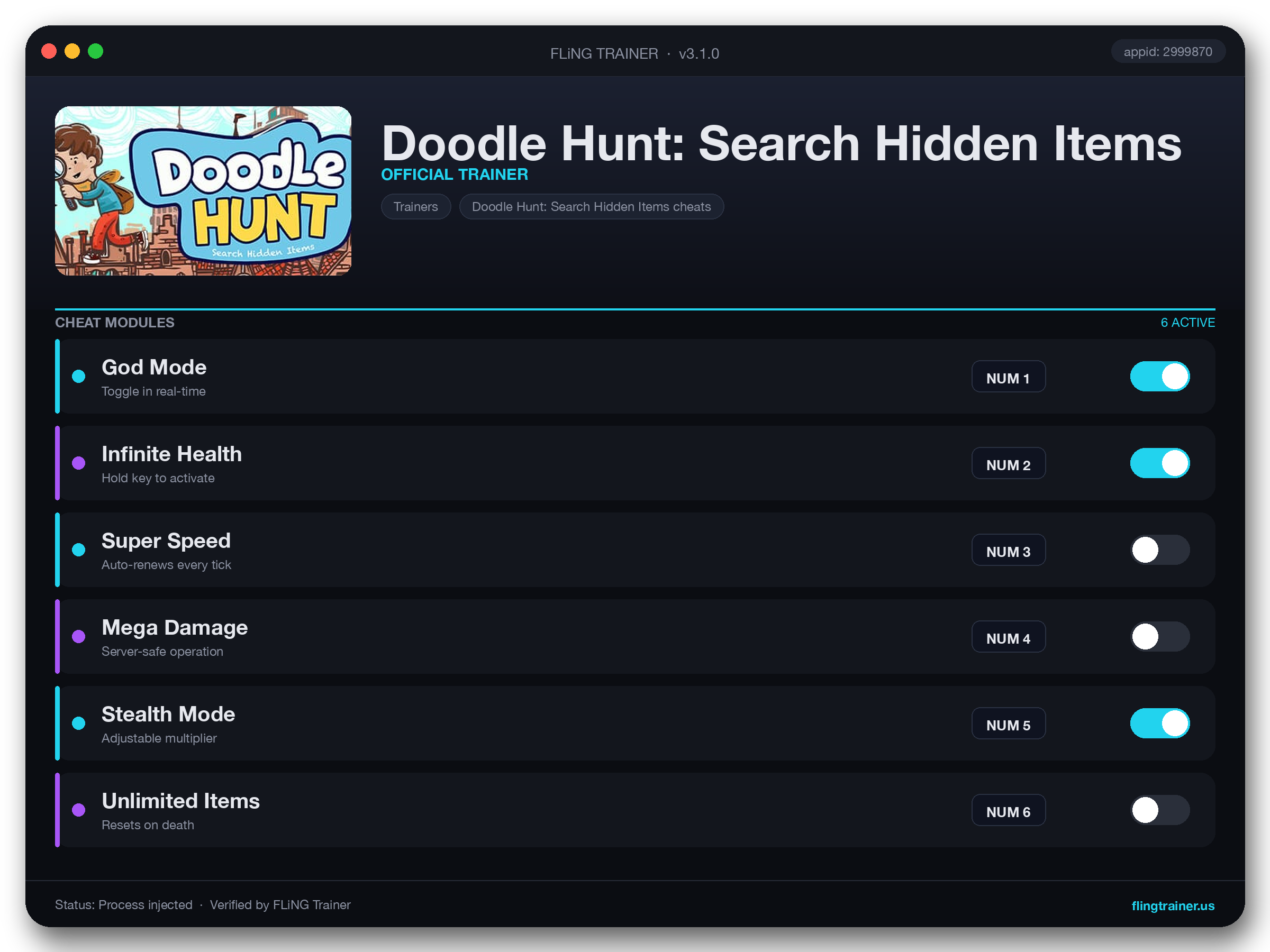 Doodle Hunt: Search Hidden Items Trainer interface