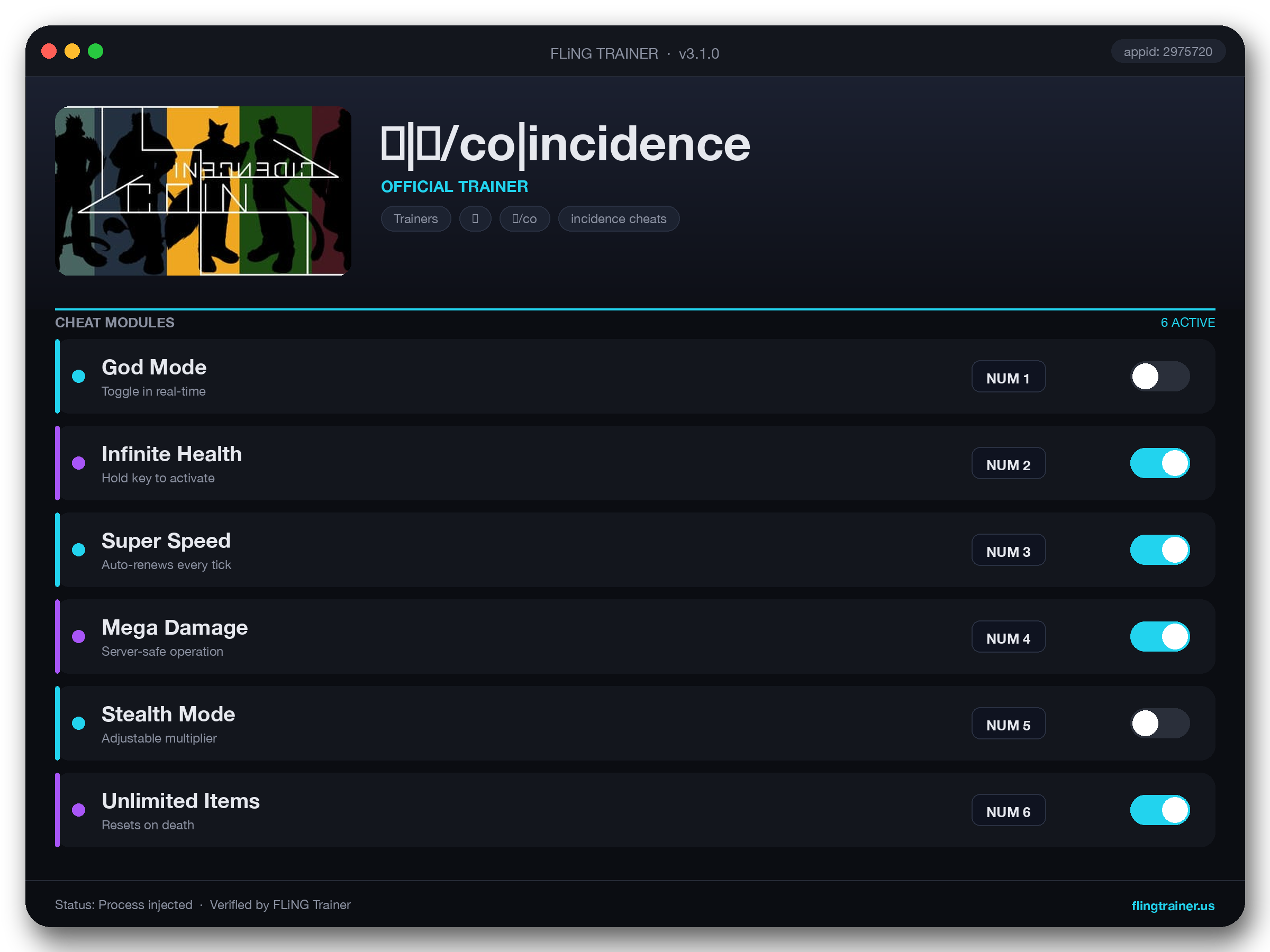 巧|合/co|incidence Trainer interface