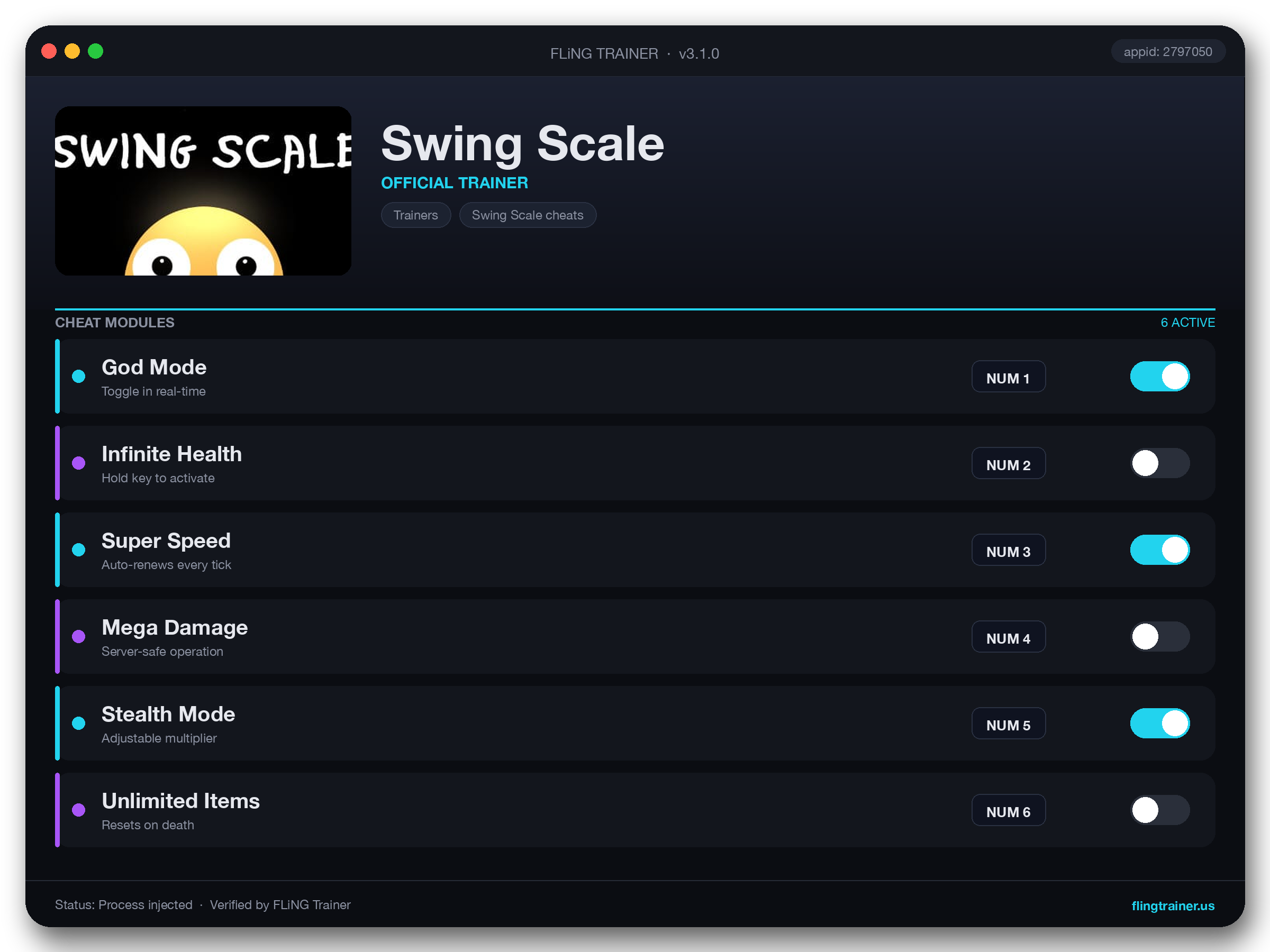 Swing Scale Trainer interface