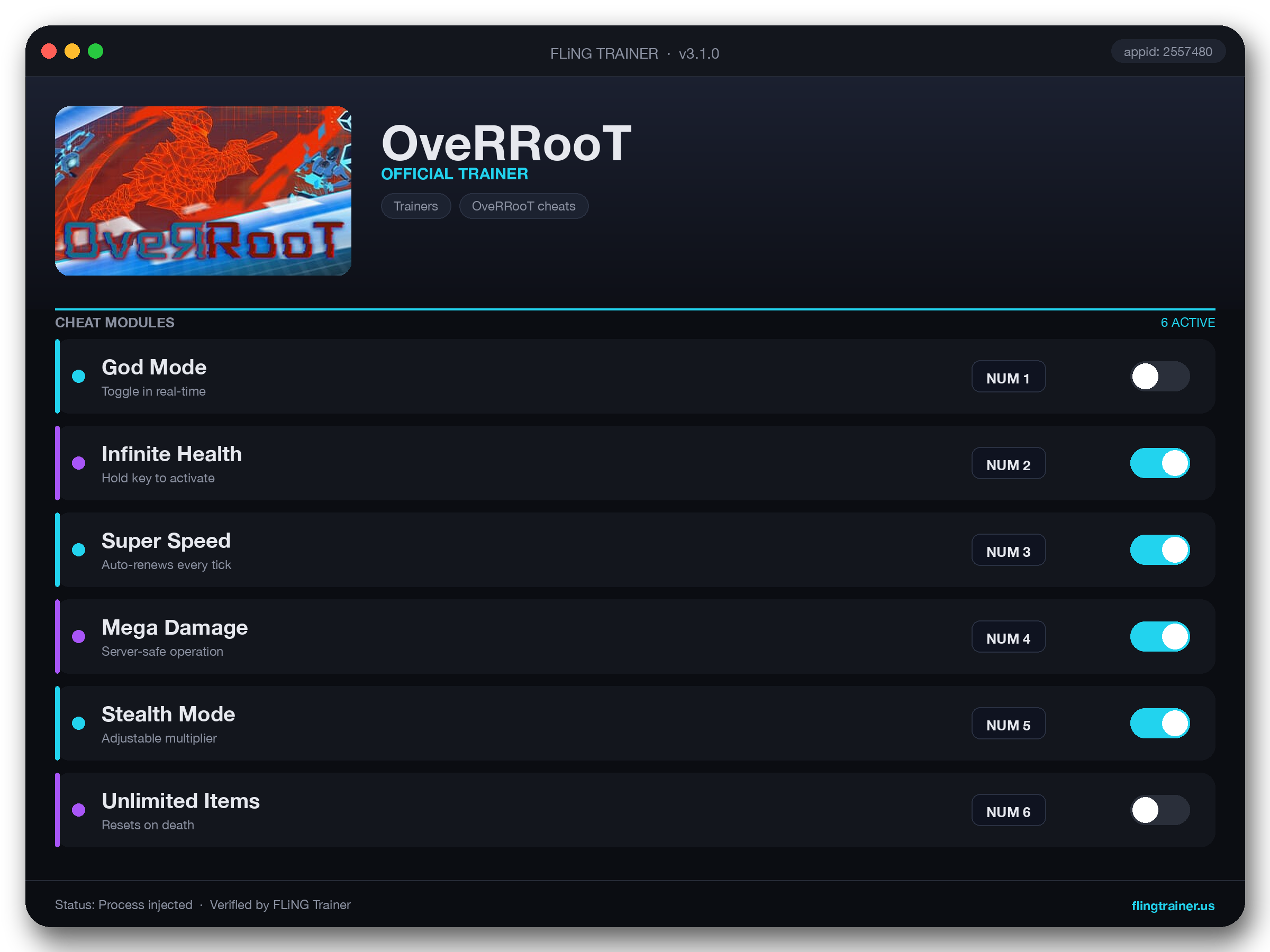 OveRRooT Trainer interface