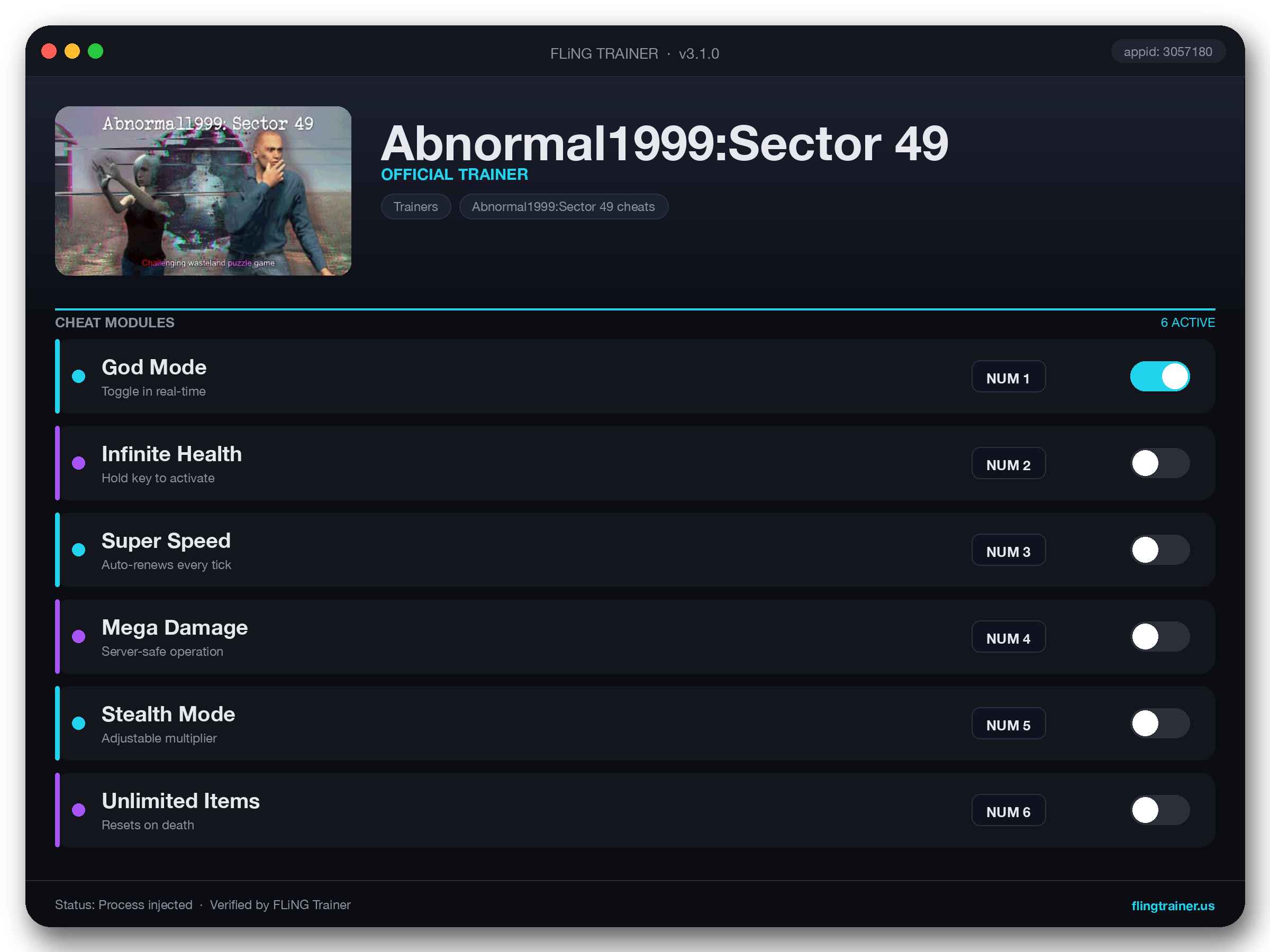 Abnormal1999:Sector 49 Trainer interface