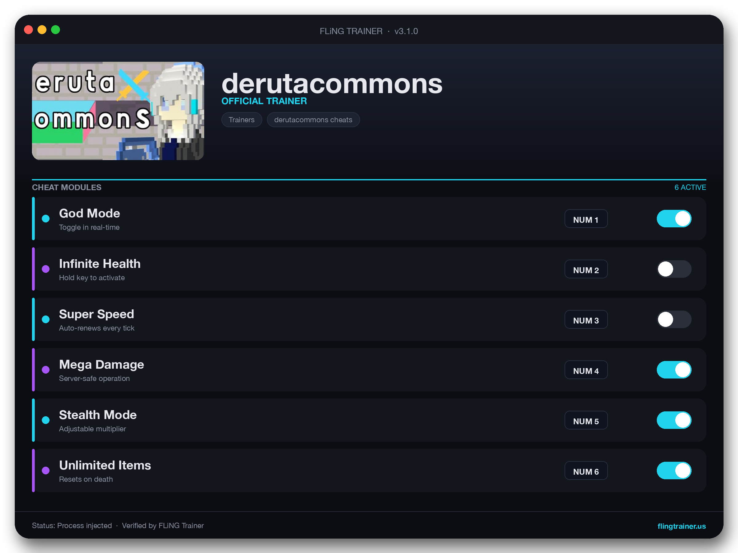 derutacommons Trainer interface