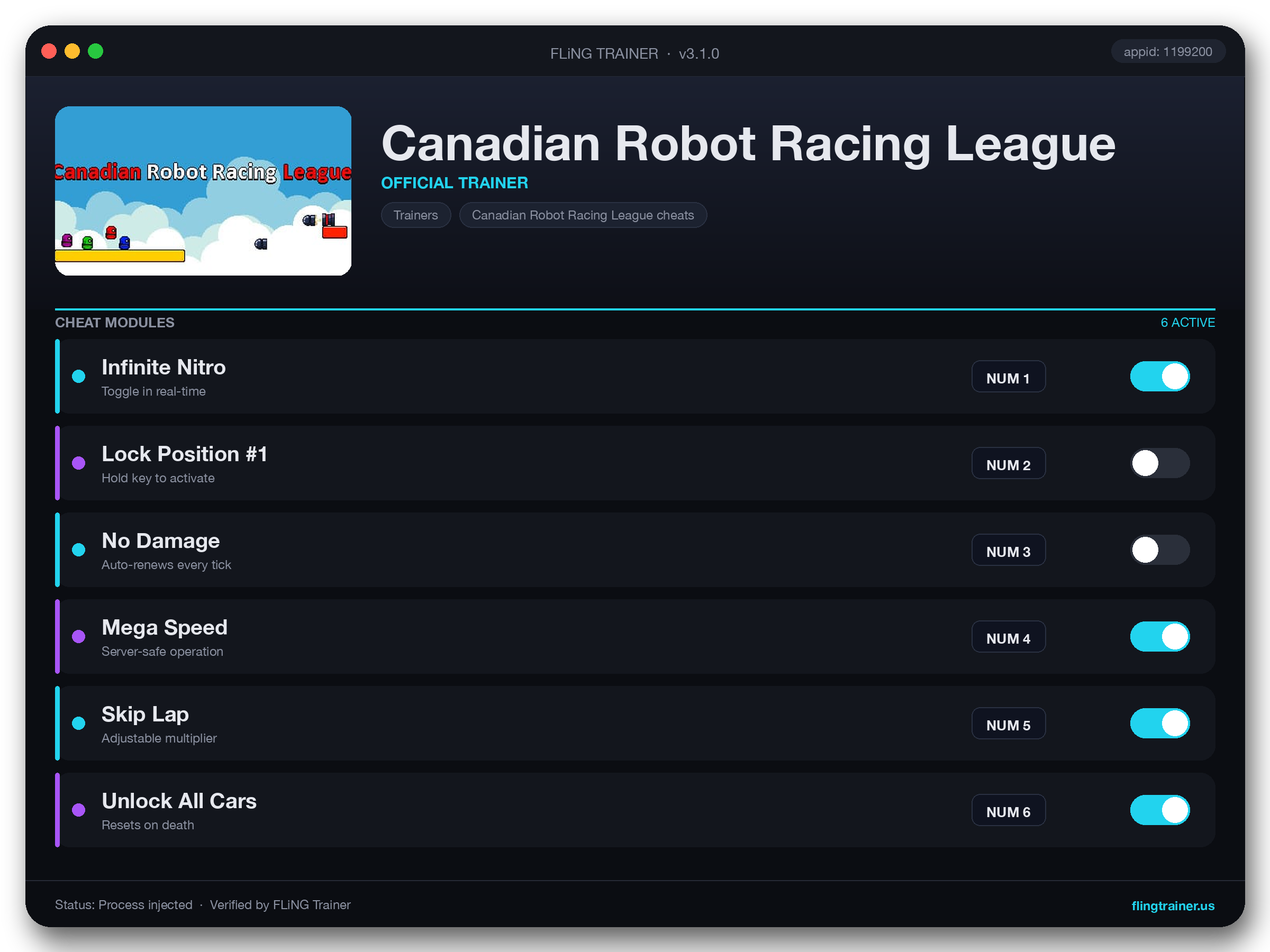 Canadian Robot Racing League Trainer interface