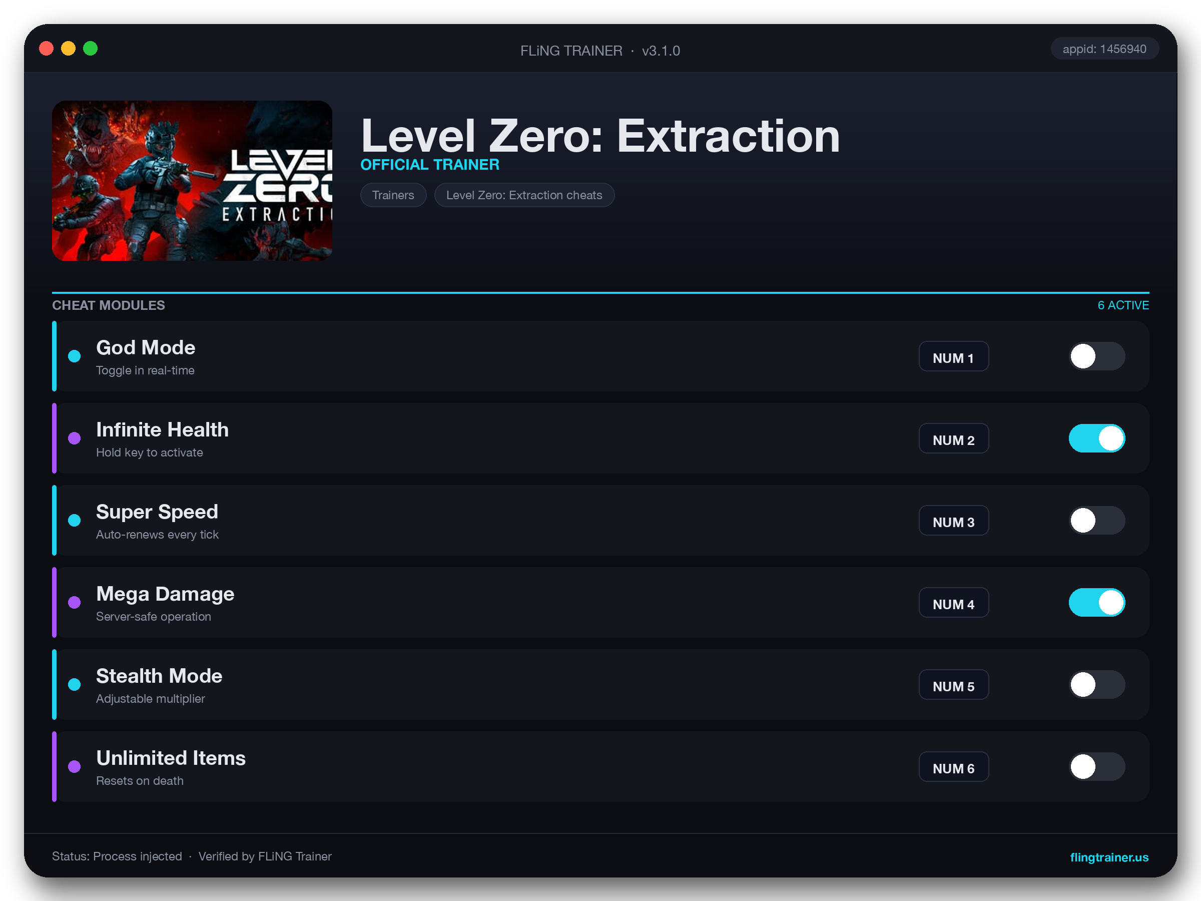 Level Zero: Extraction Trainer interface