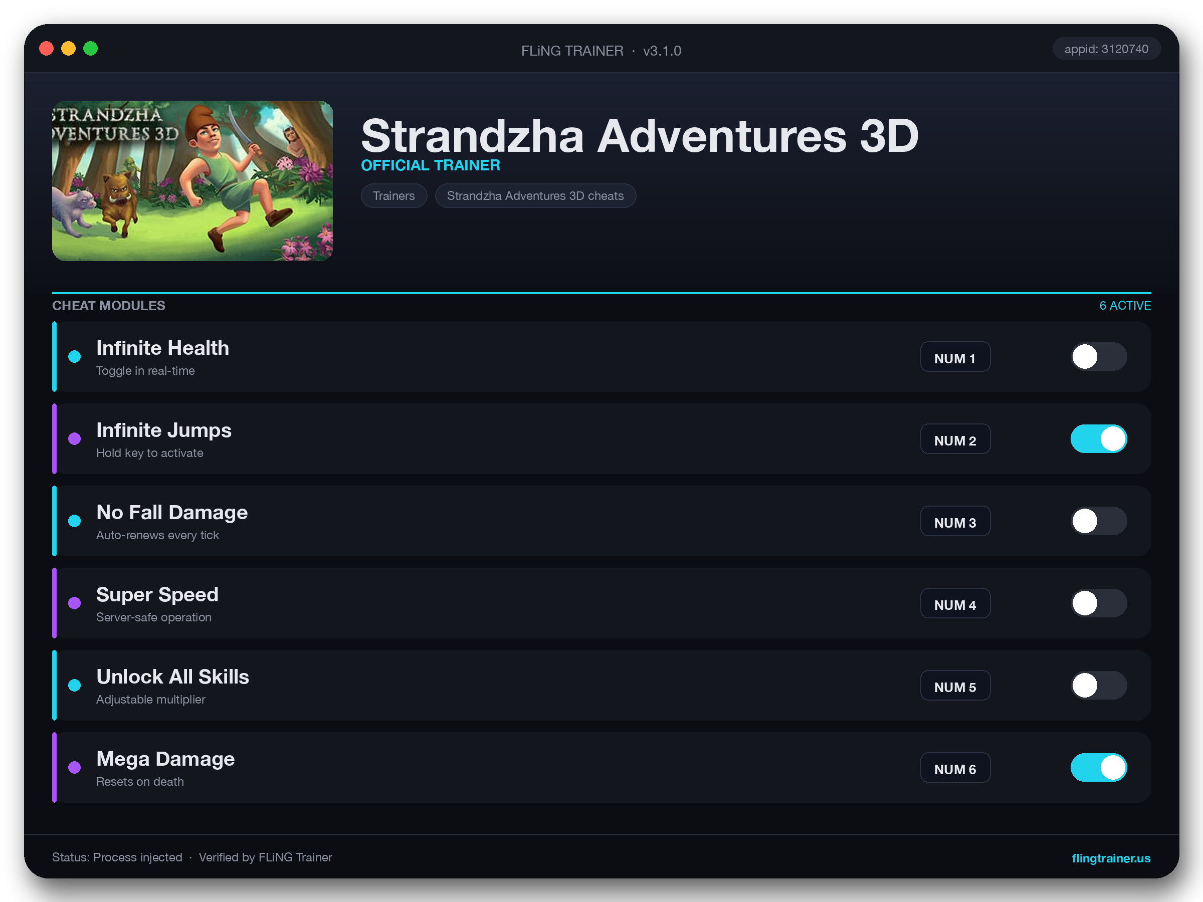 Strandzha Adventures 3D Trainer interface