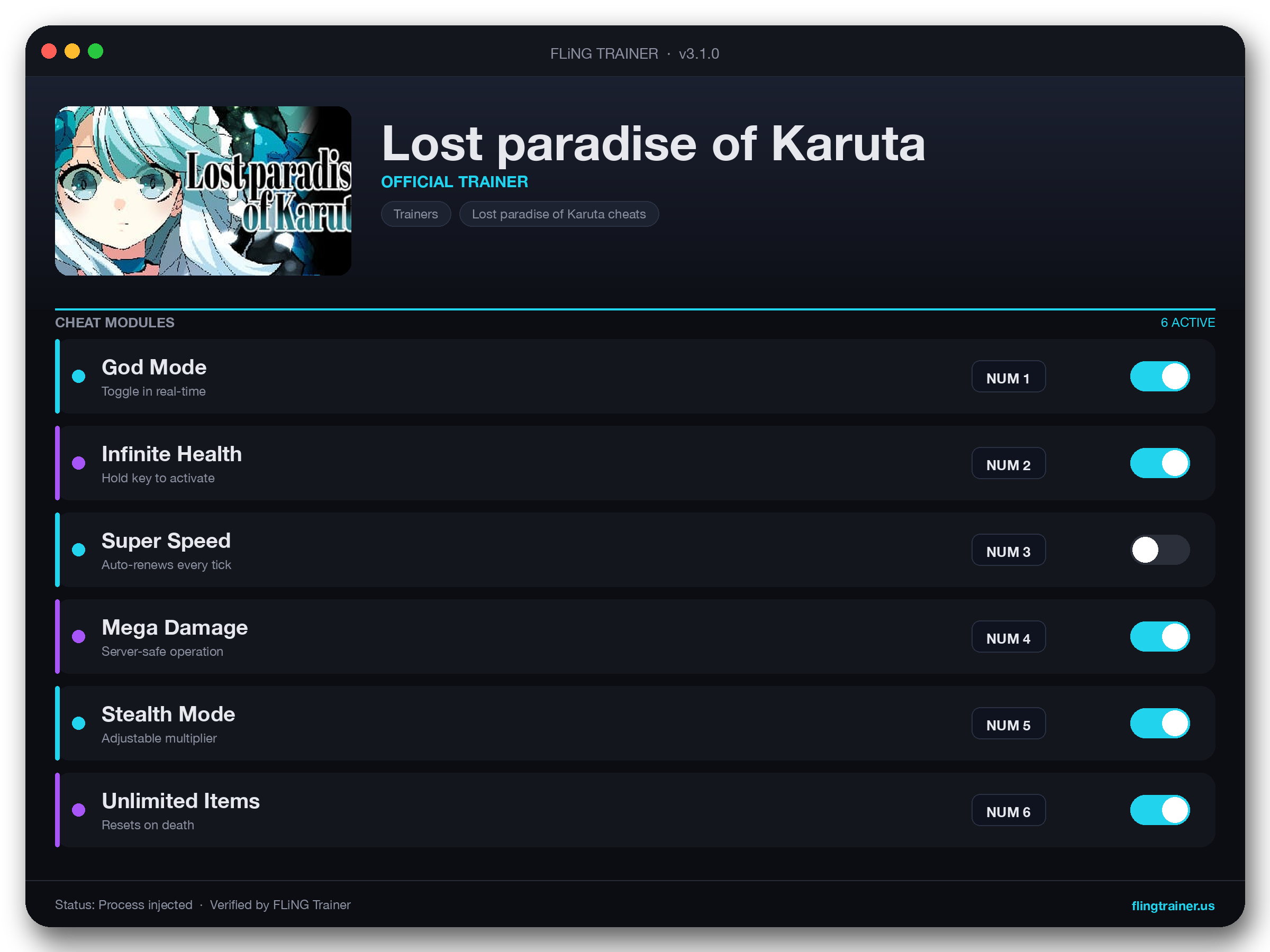 Lost paradise of Karuta Trainer interface