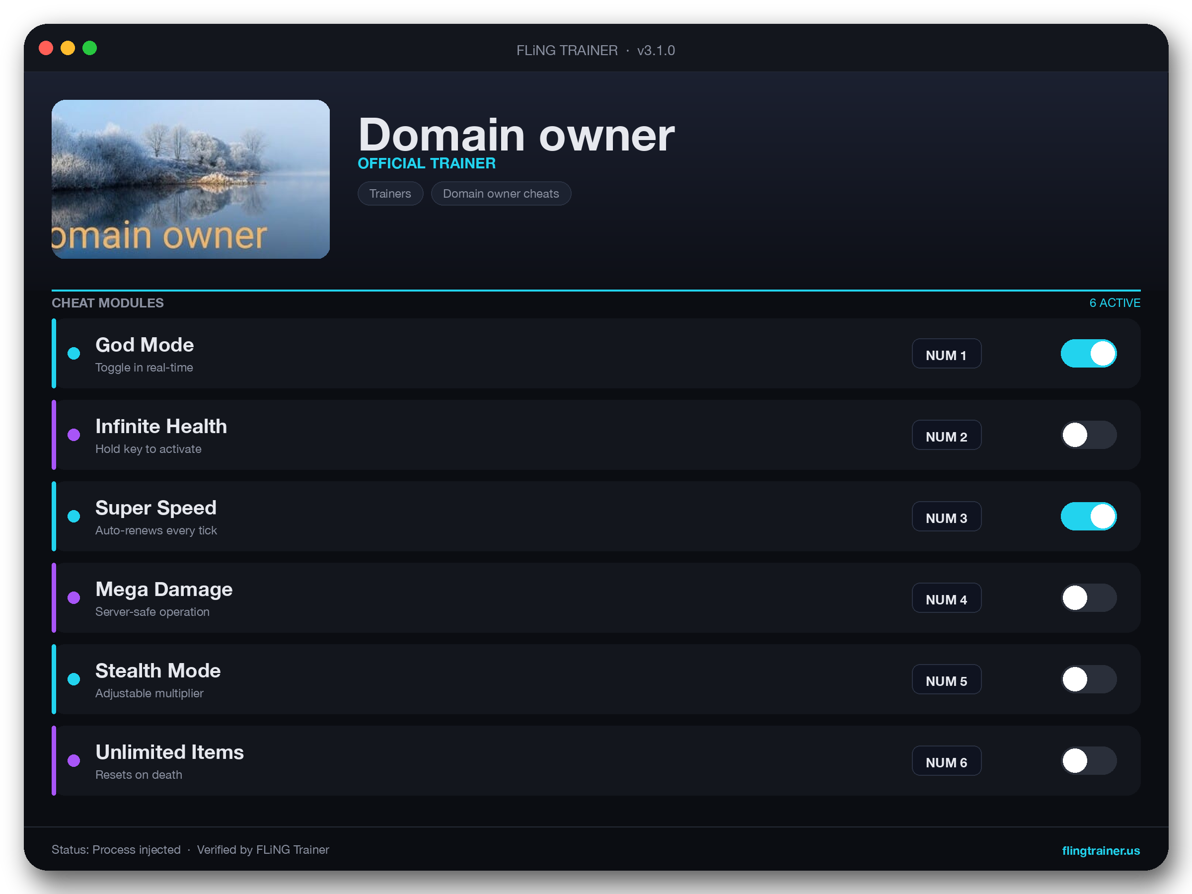 Domain owner Trainer interface