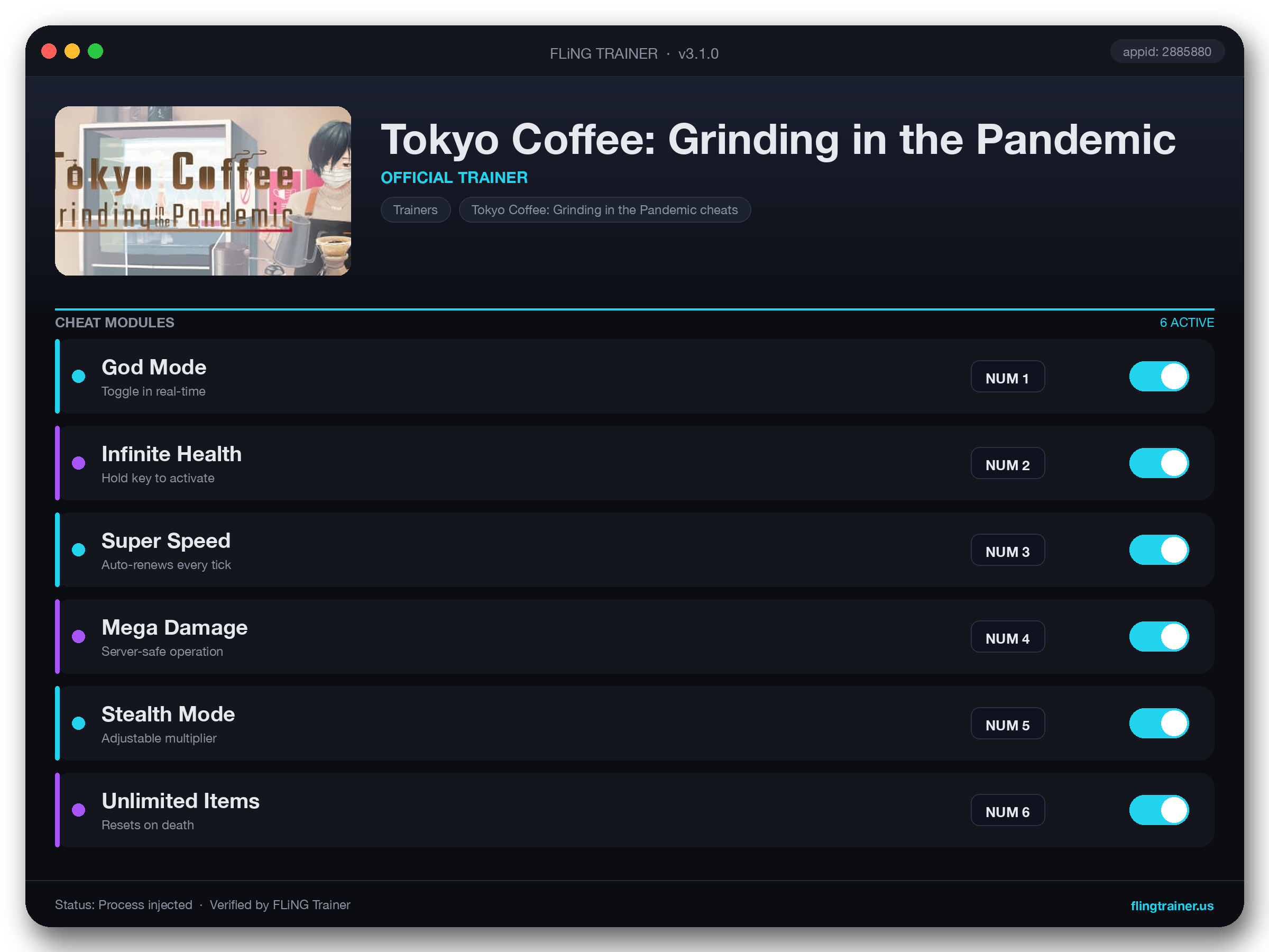 Tokyo Coffee: Grinding in the Pandemic Trainer interface