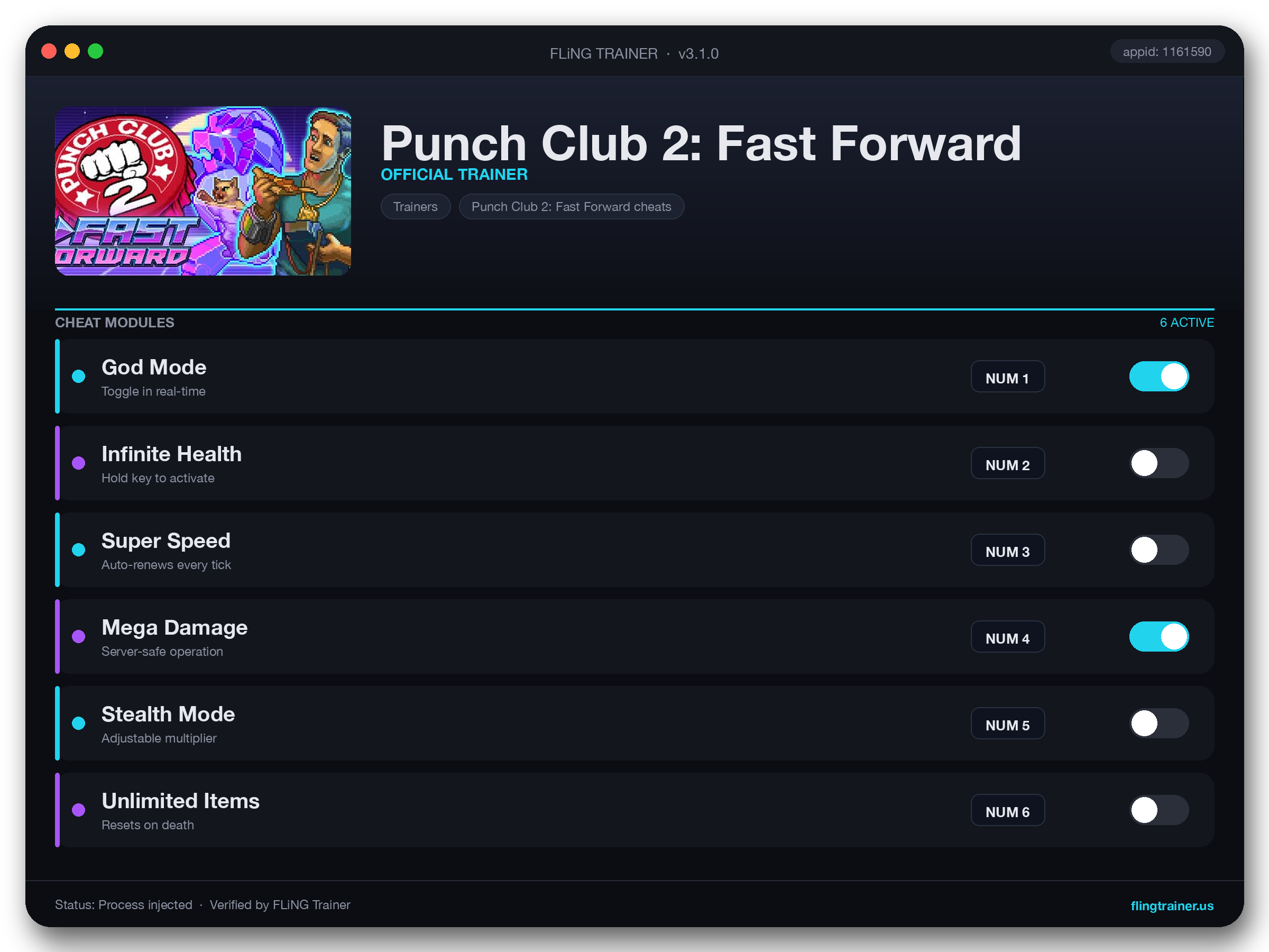Punch Club 2: Fast Forward Trainer interface