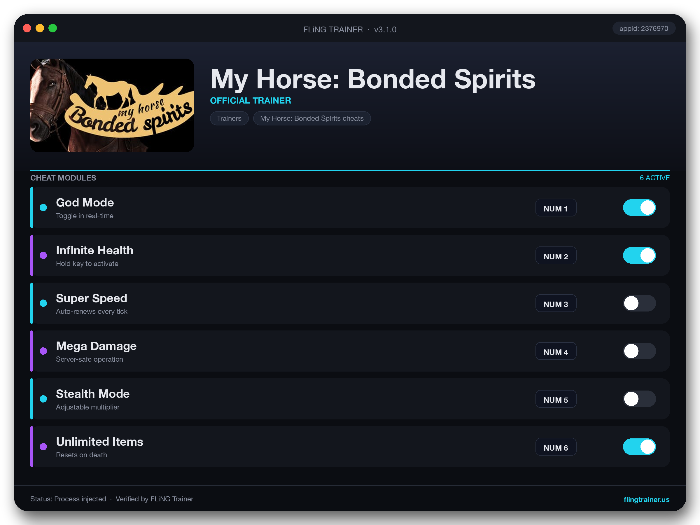 My Horse: Bonded Spirits Trainer interface