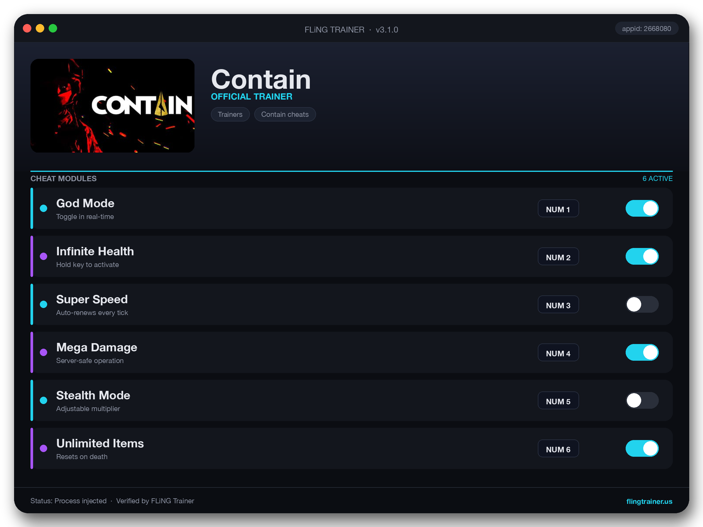 Contain Trainer interface