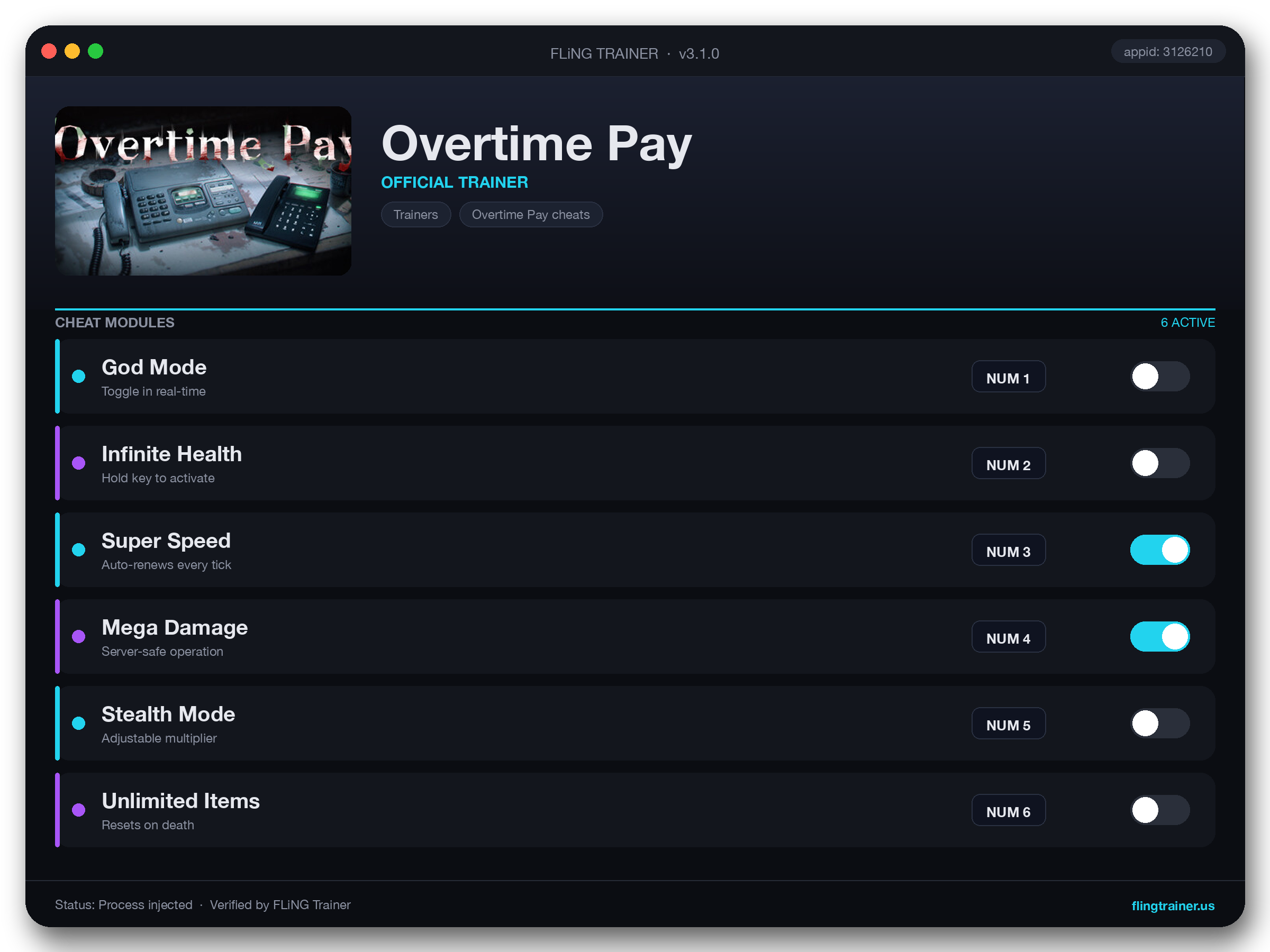 Overtime Pay Trainer interface