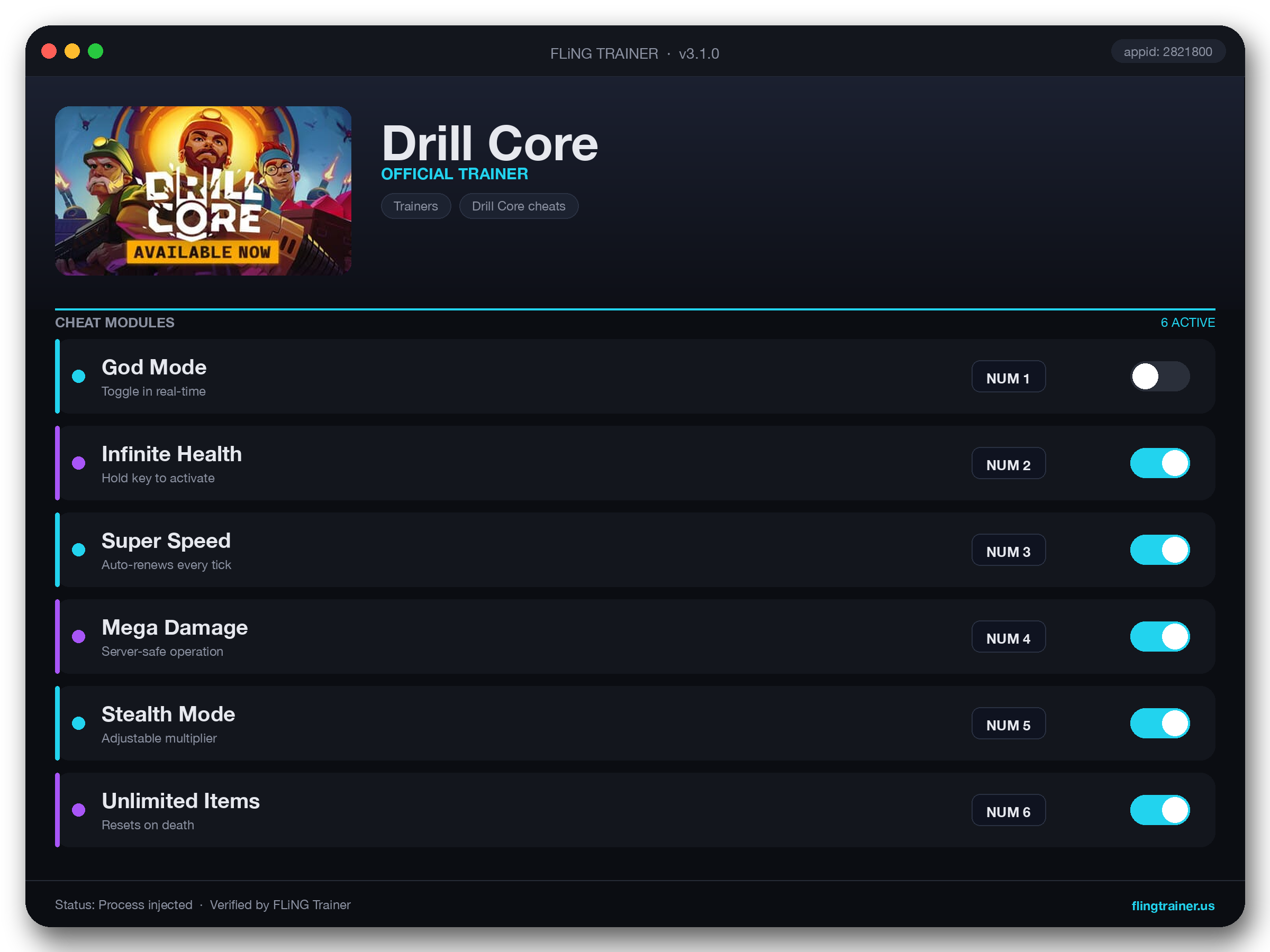 Drill Core Trainer interface