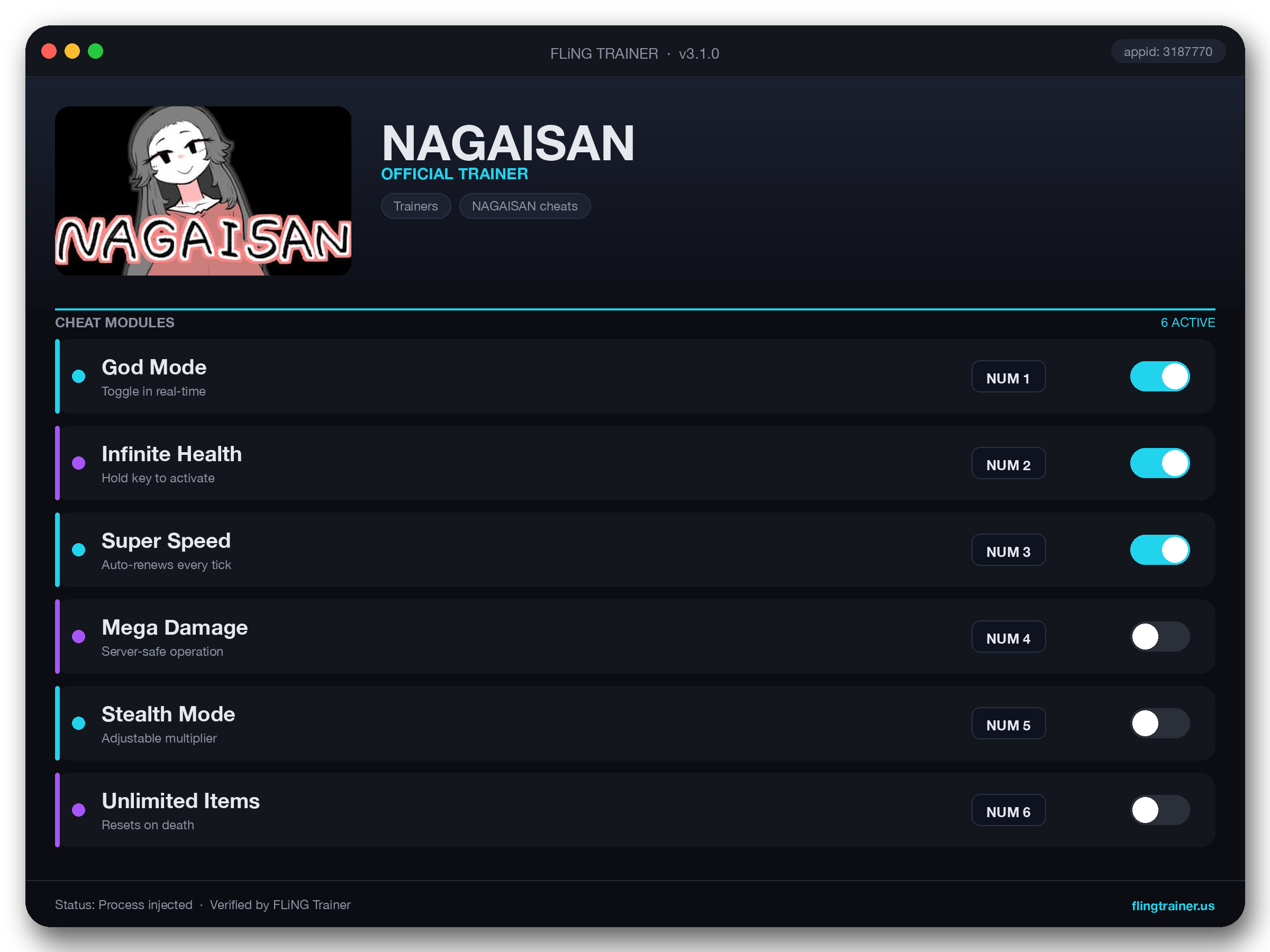 NAGAISAN Trainer interface