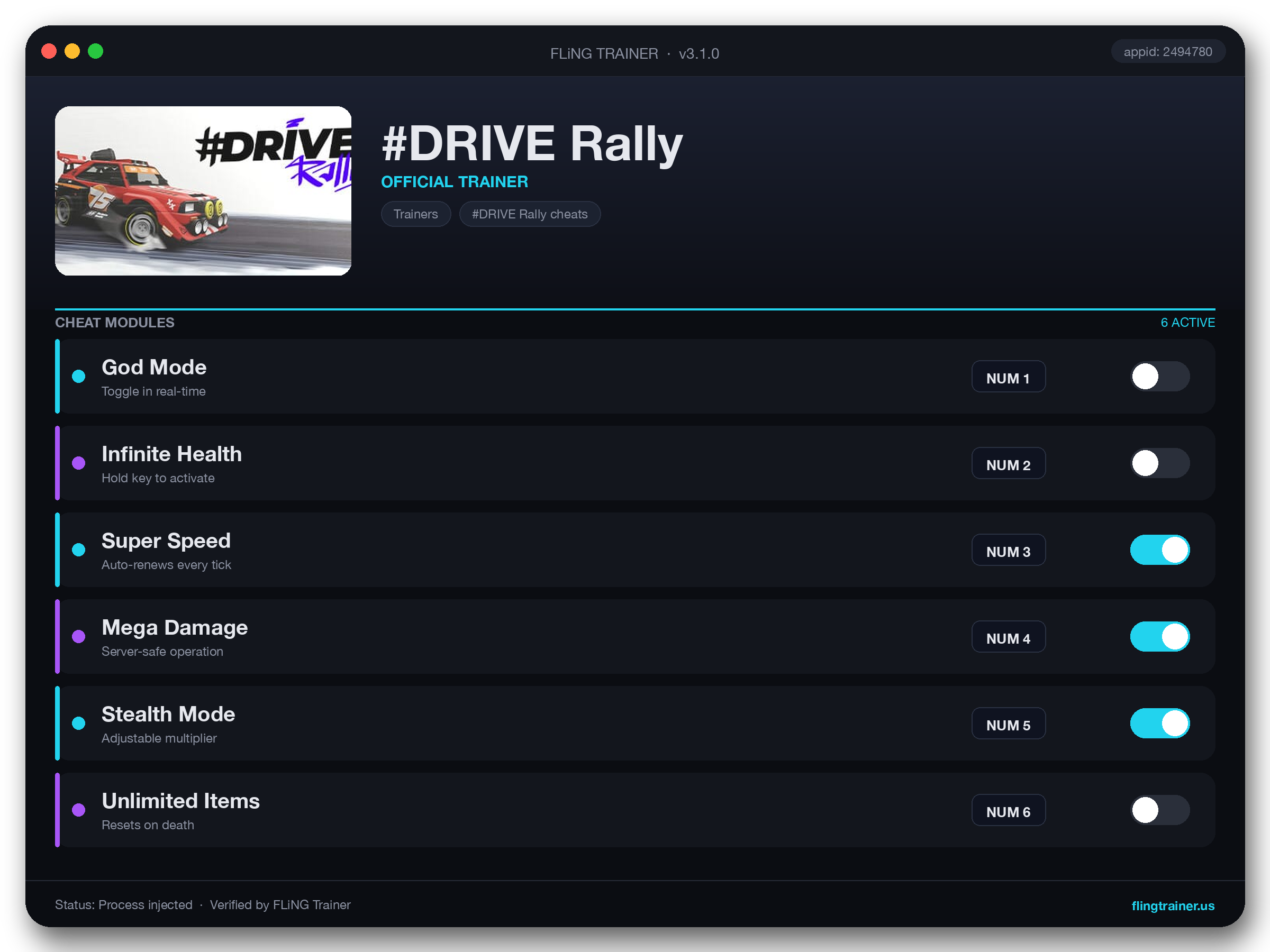 #DRIVE Rally Trainer interface