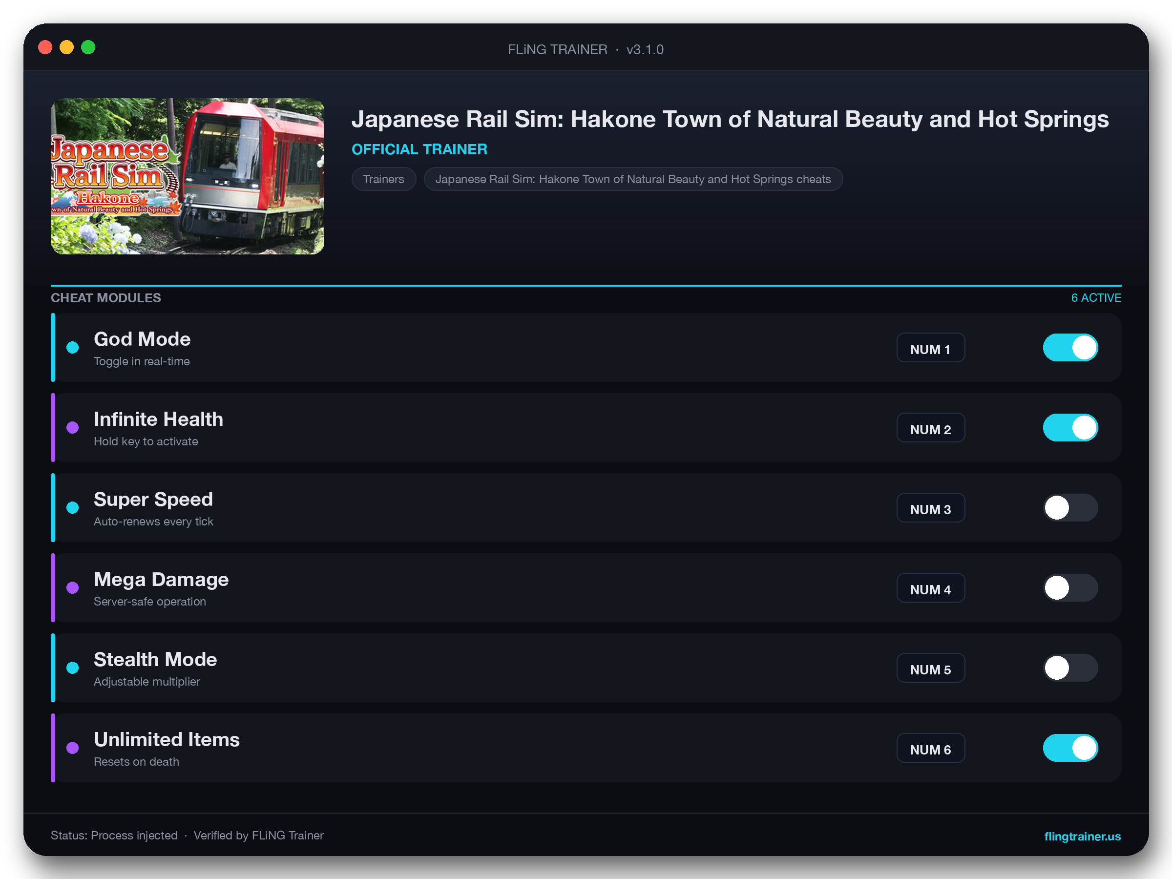 Japanese Rail Sim: Hakone Town of Natural Beauty and Hot Springs Trainer interface