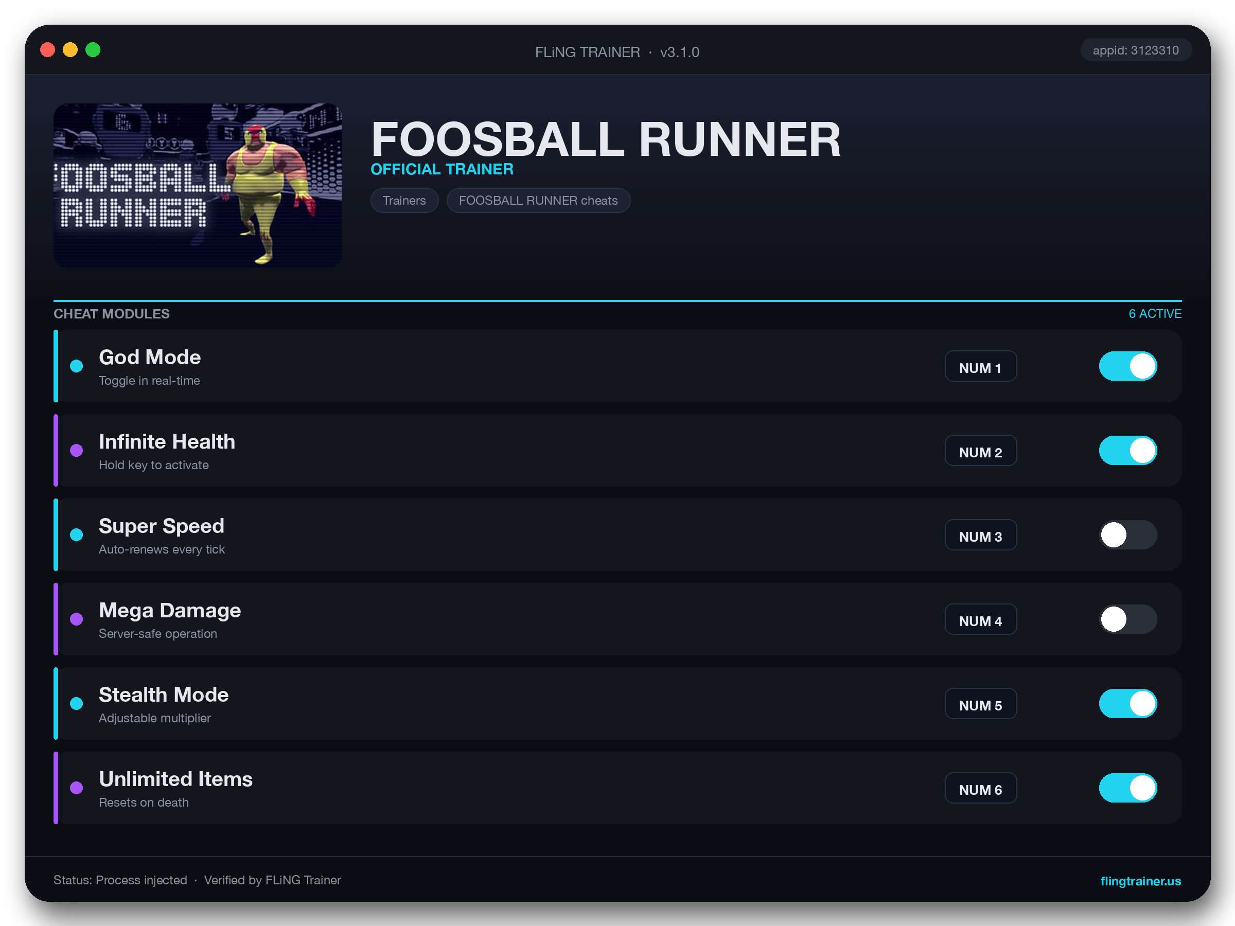 FOOSBALL RUNNER Trainer interface